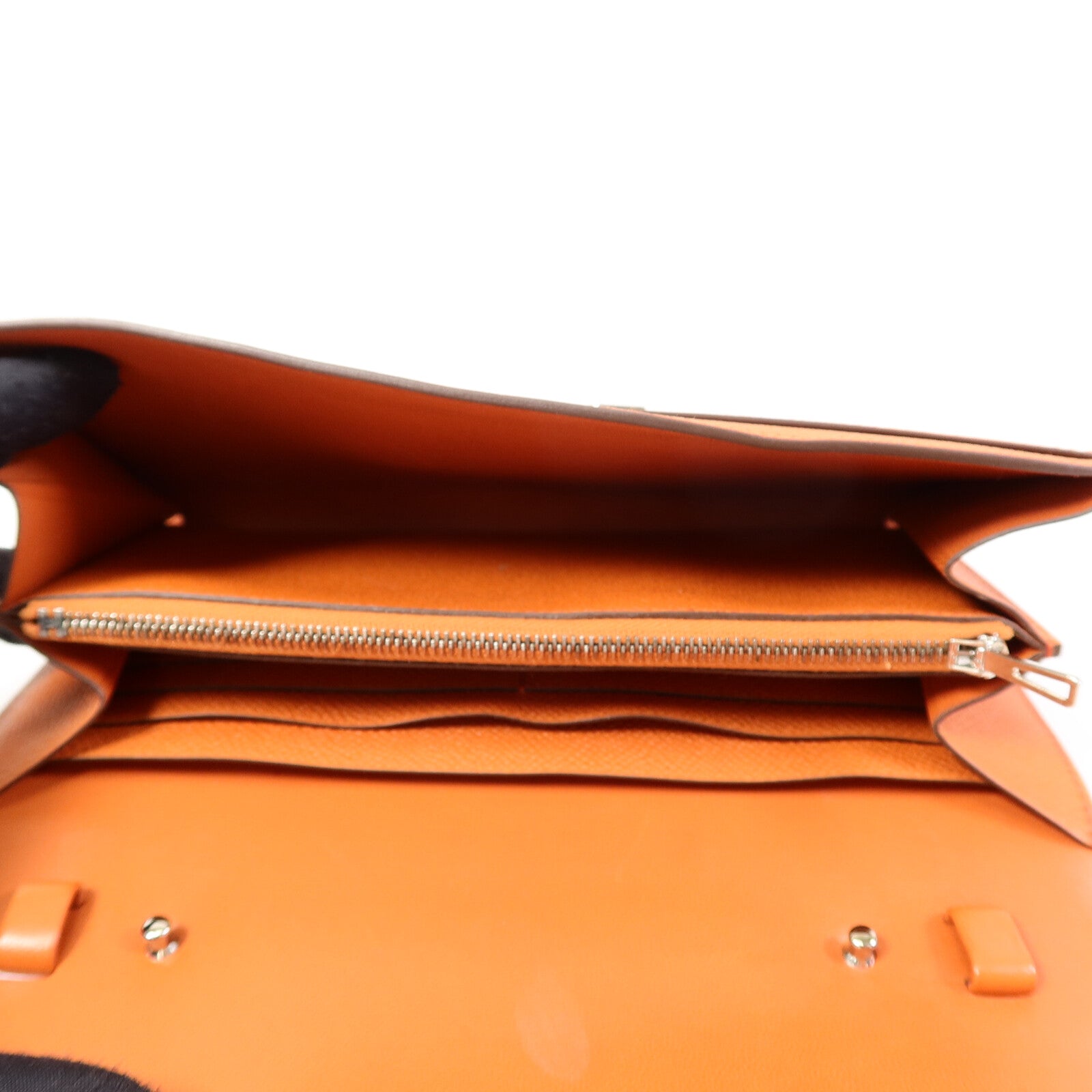 HERMES Epsom皮革Constance To Go銀扣肩背袋Terre Battue/Pink