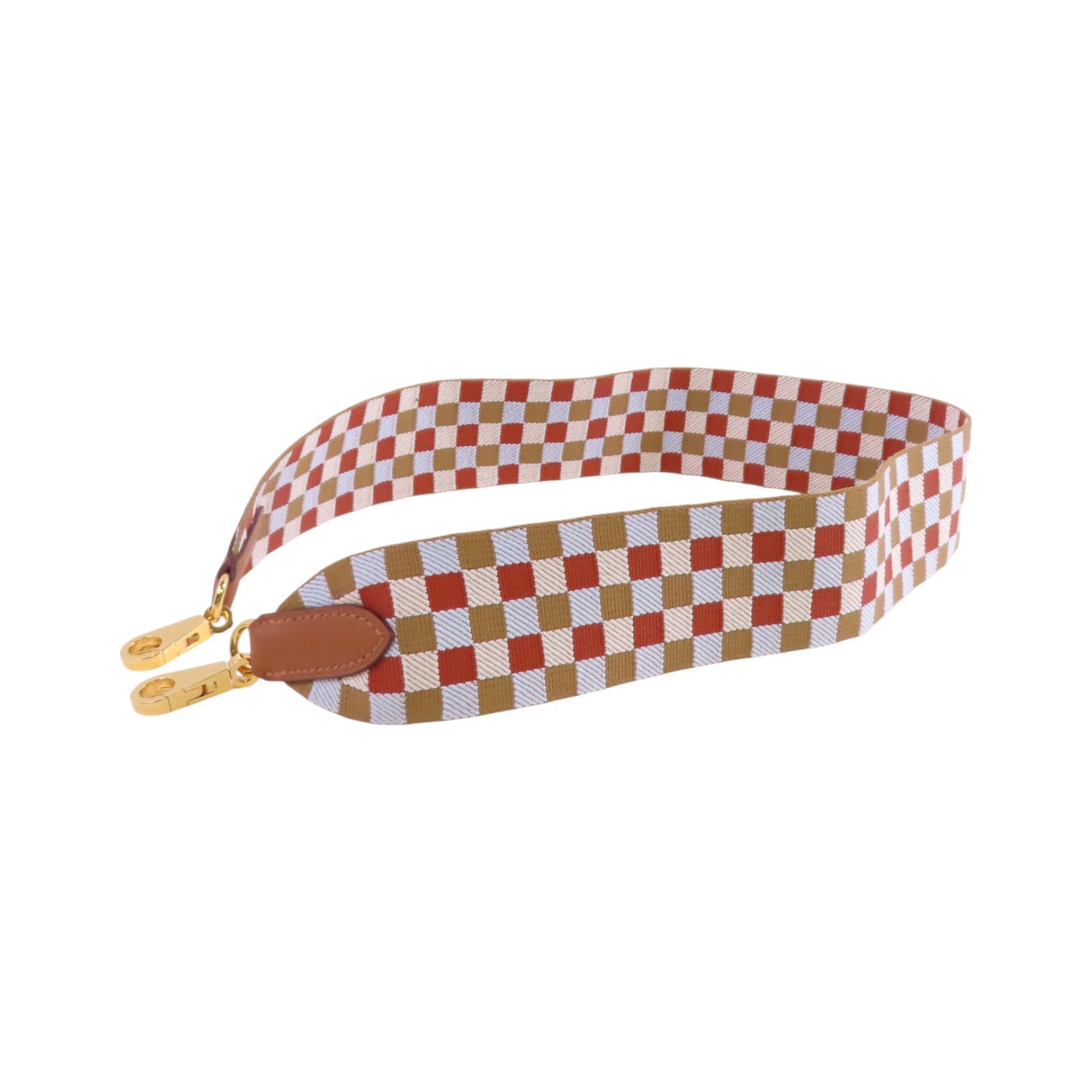 HERMES 帆布Hermes Shoulder Strap金扣肩帶