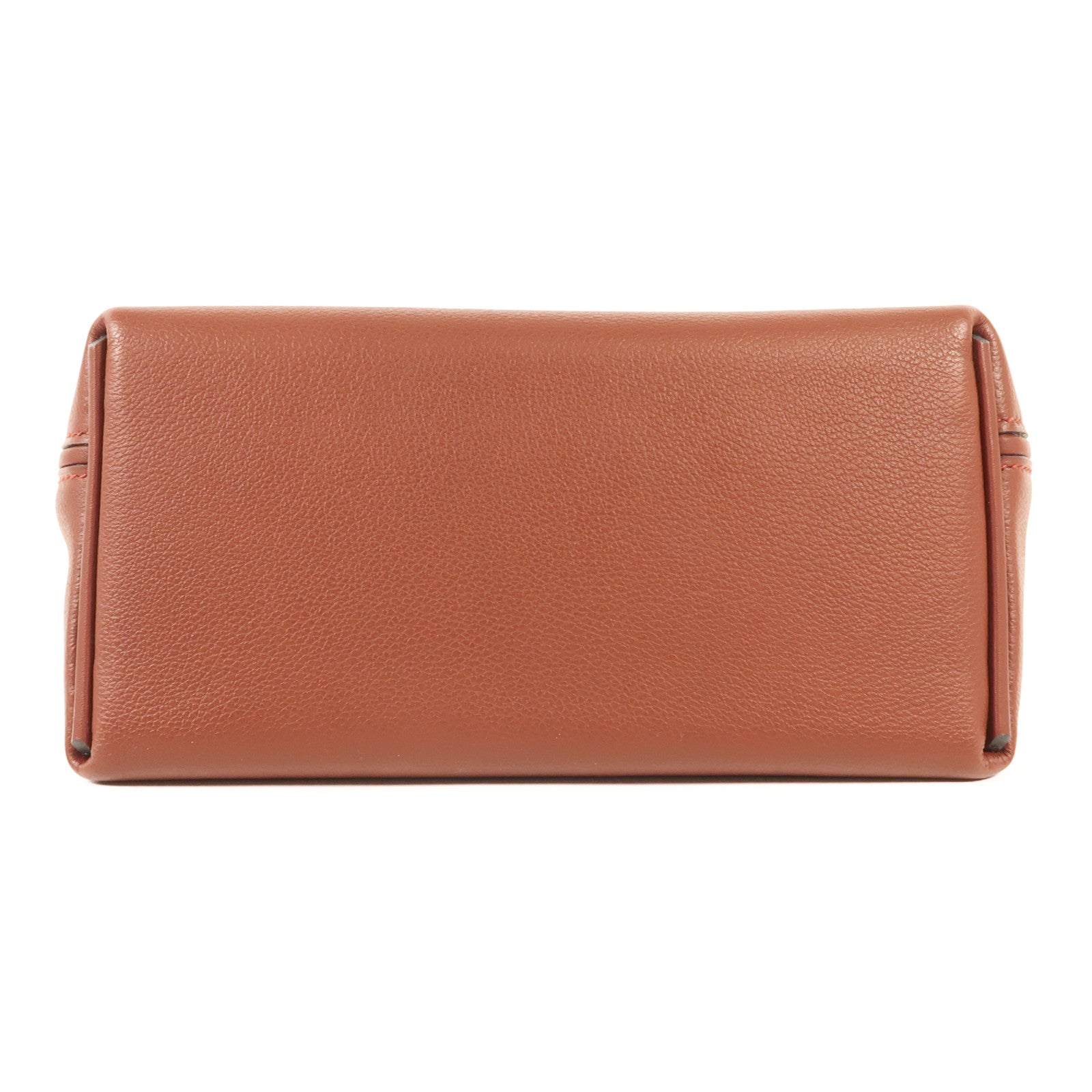 HERMES Evercolor皮革24/24 Mini銀扣手挽肩背兩用袋Rougeh