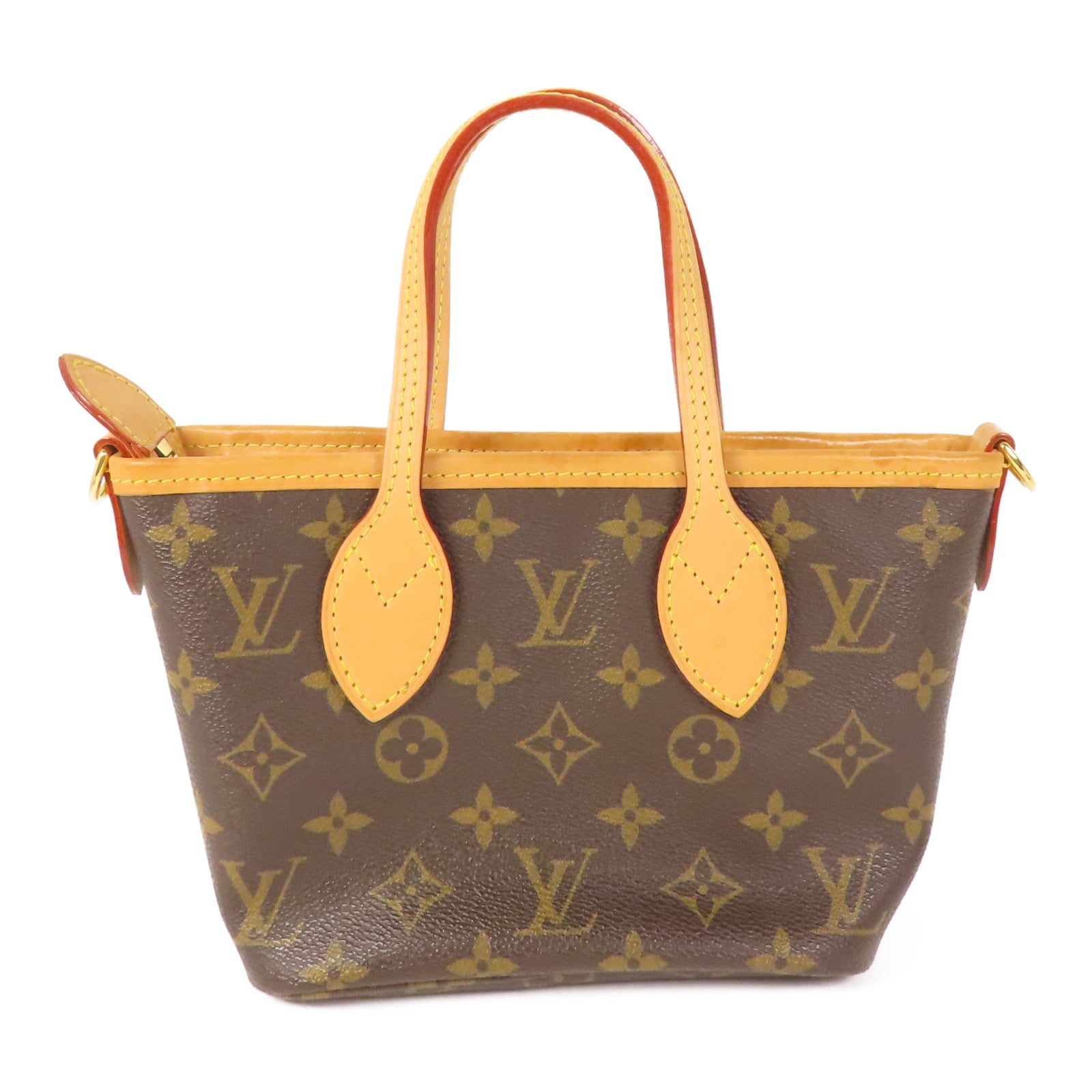 LOUIS VUITTON 【激減優惠】Monogram Neverfull BB金扣手挽肩背兩用袋