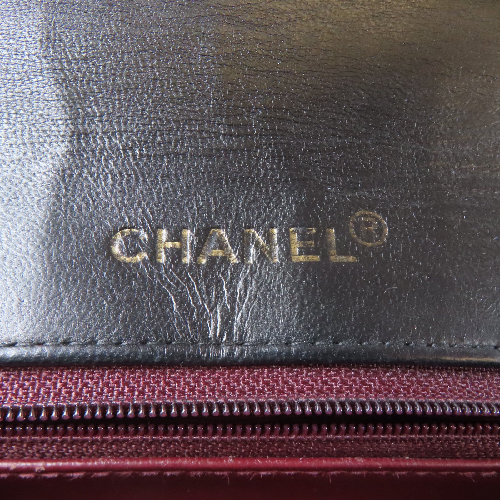 CHANEL 【激減優惠】菱格牛皮皮革Vintage Clutch Bag金扣手拿包黑色