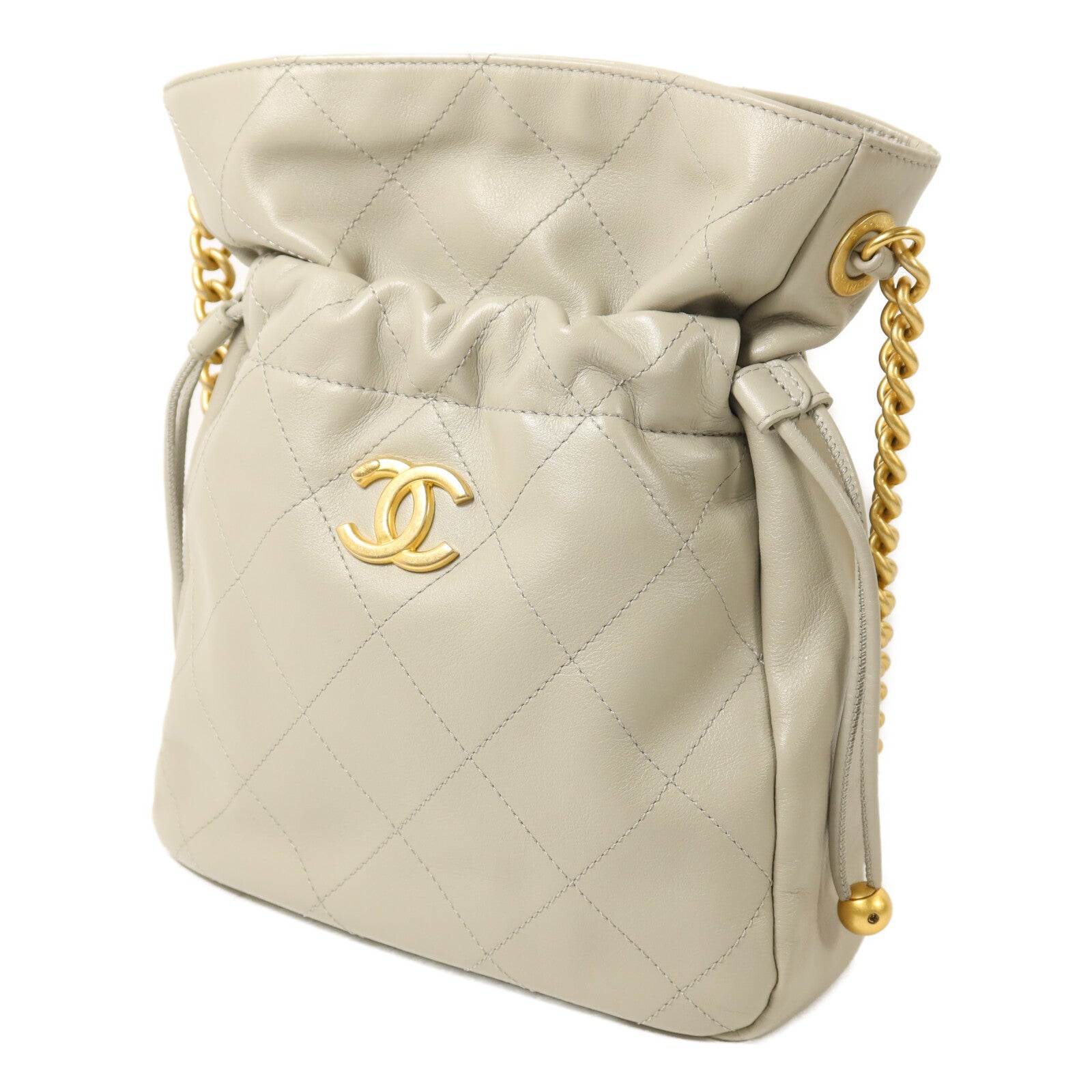 CHANEL 羊皮皮革Chain Shoulder鏈帶肩背袋