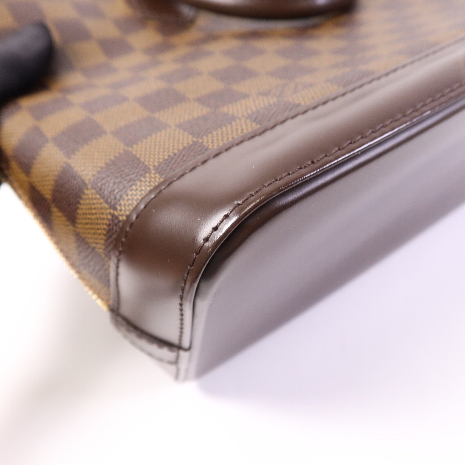 LOUIS VUITTON Damier Alma金扣手挽袋