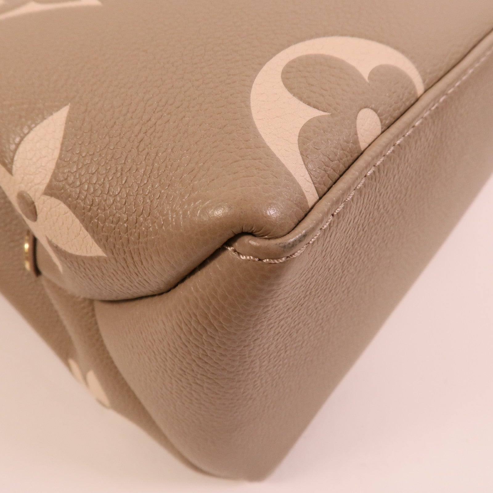 LOUIS VUITTON Monogram Empreinte Petit Palais金扣手挽肩背兩用袋