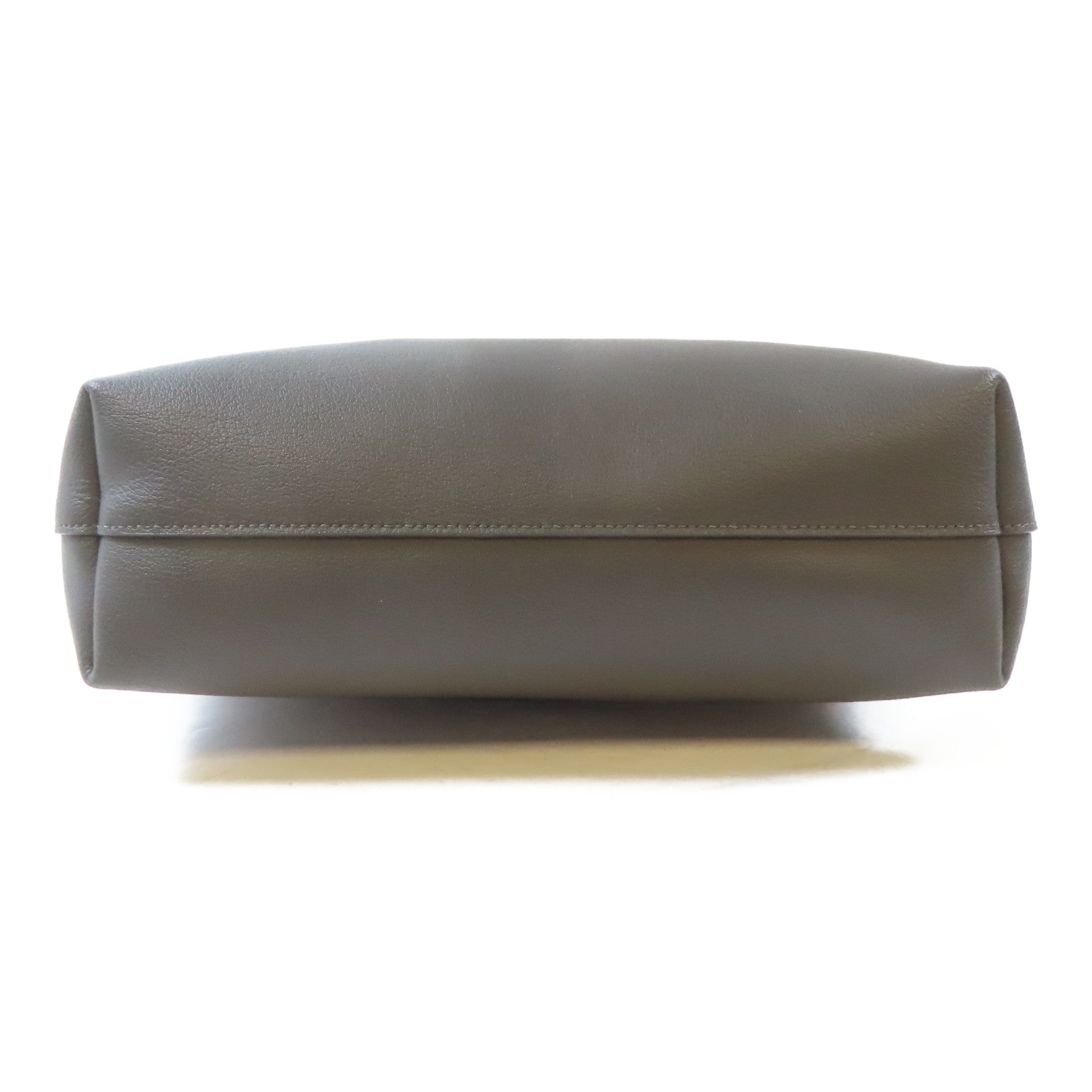 SAINT LAURENT 牛皮皮革Shopping Saint Laurent Toy In Leather金扣手挽肩背兩用袋灰色