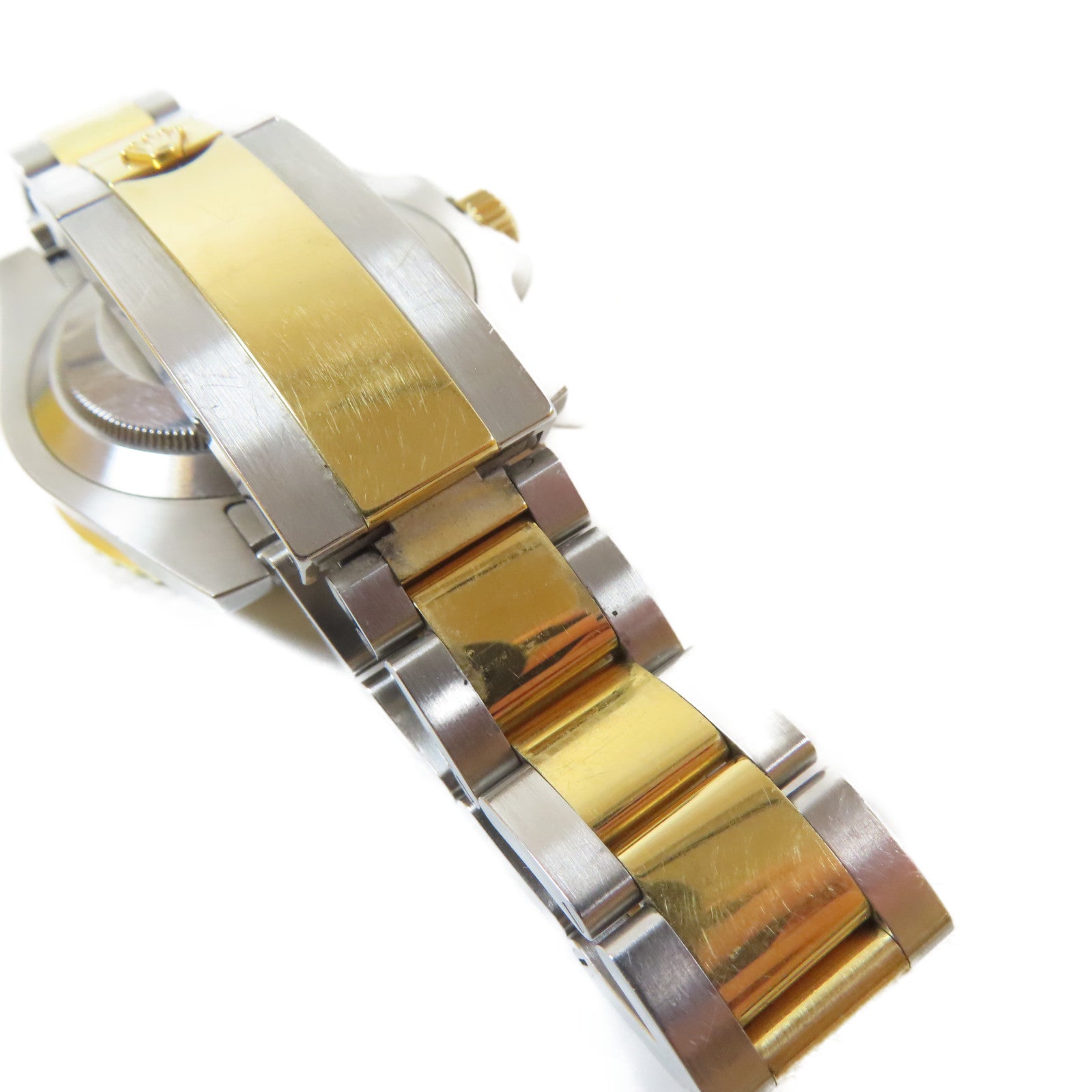ROLEX Submarinar Date 18K黃金/不鏽鋼手錶自動機芯黑色