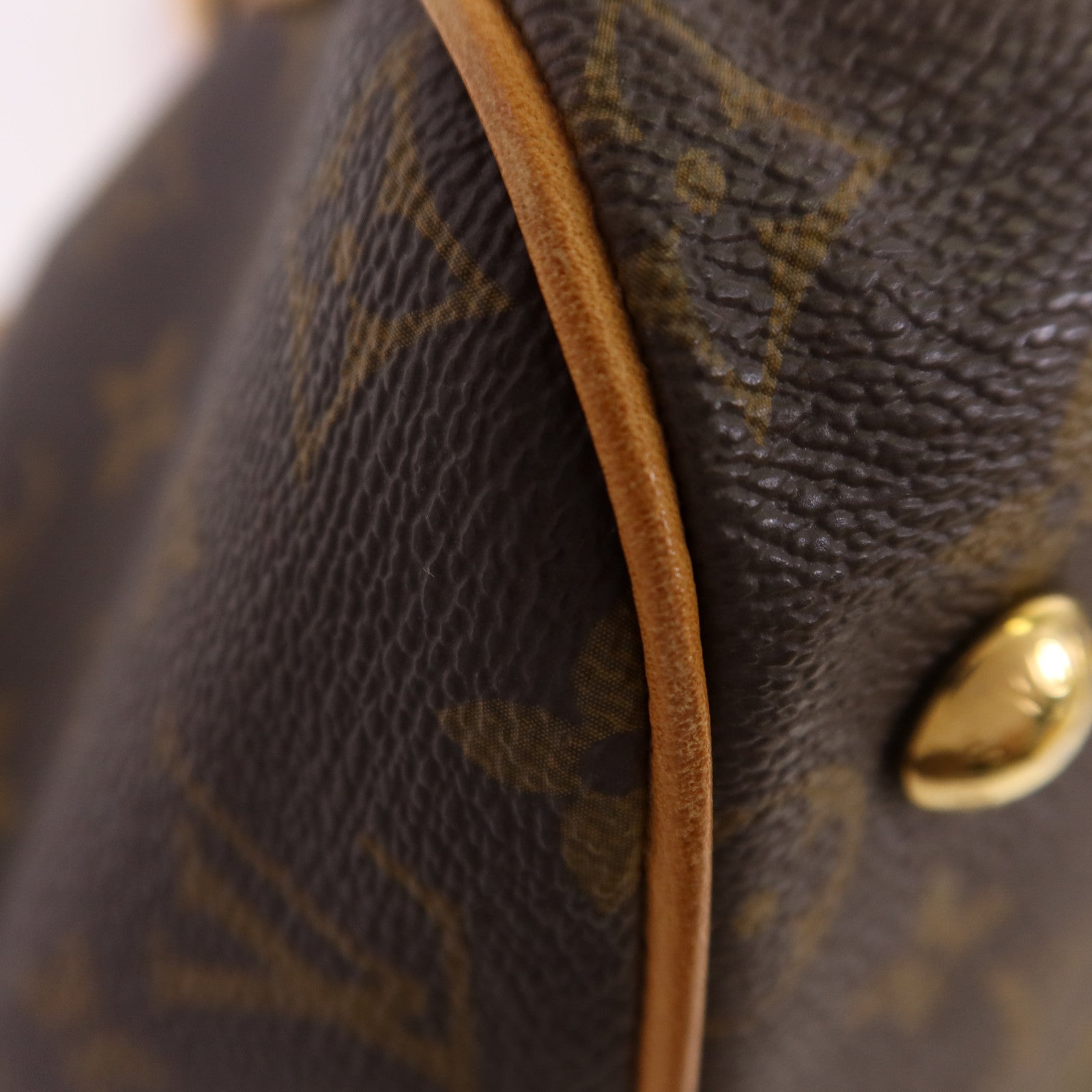 LOUIS VUITTON Monogram Tivoli GM金扣手挽袋