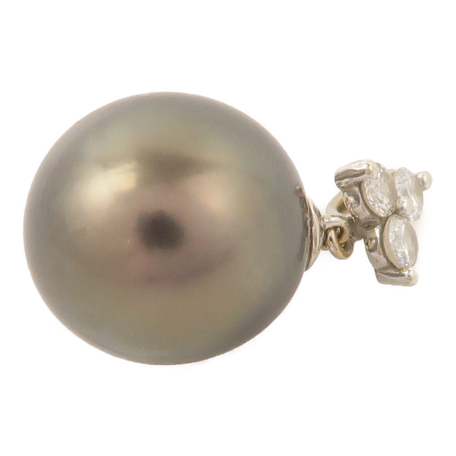 JEWELRY 18K白金Pearl Pendant Top珍珠吊墜