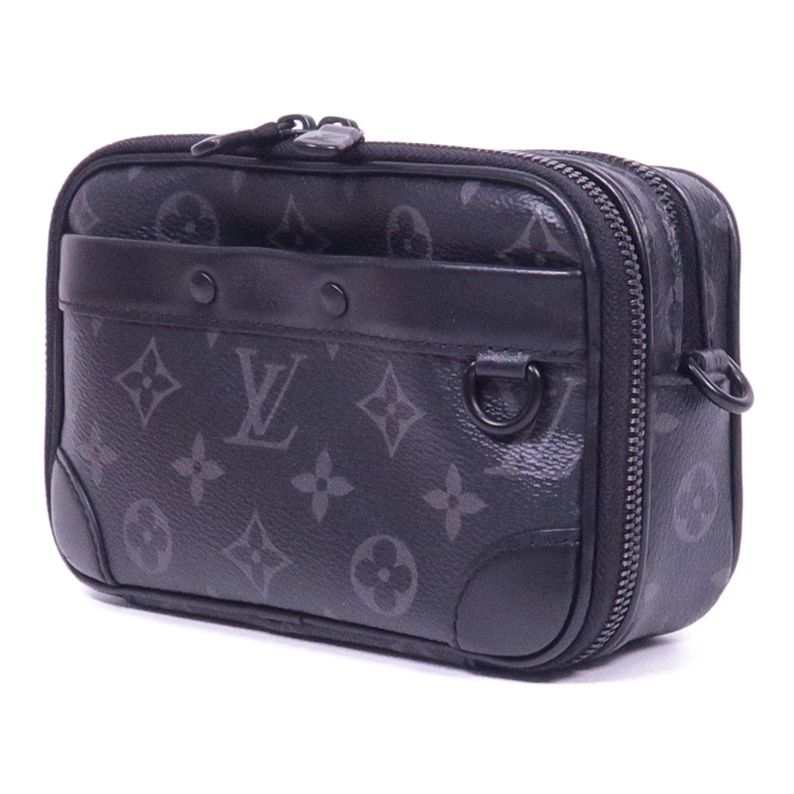 LOUIS VUITTON Monogram Eclipse Alpha Wearable Wallet肩背袋