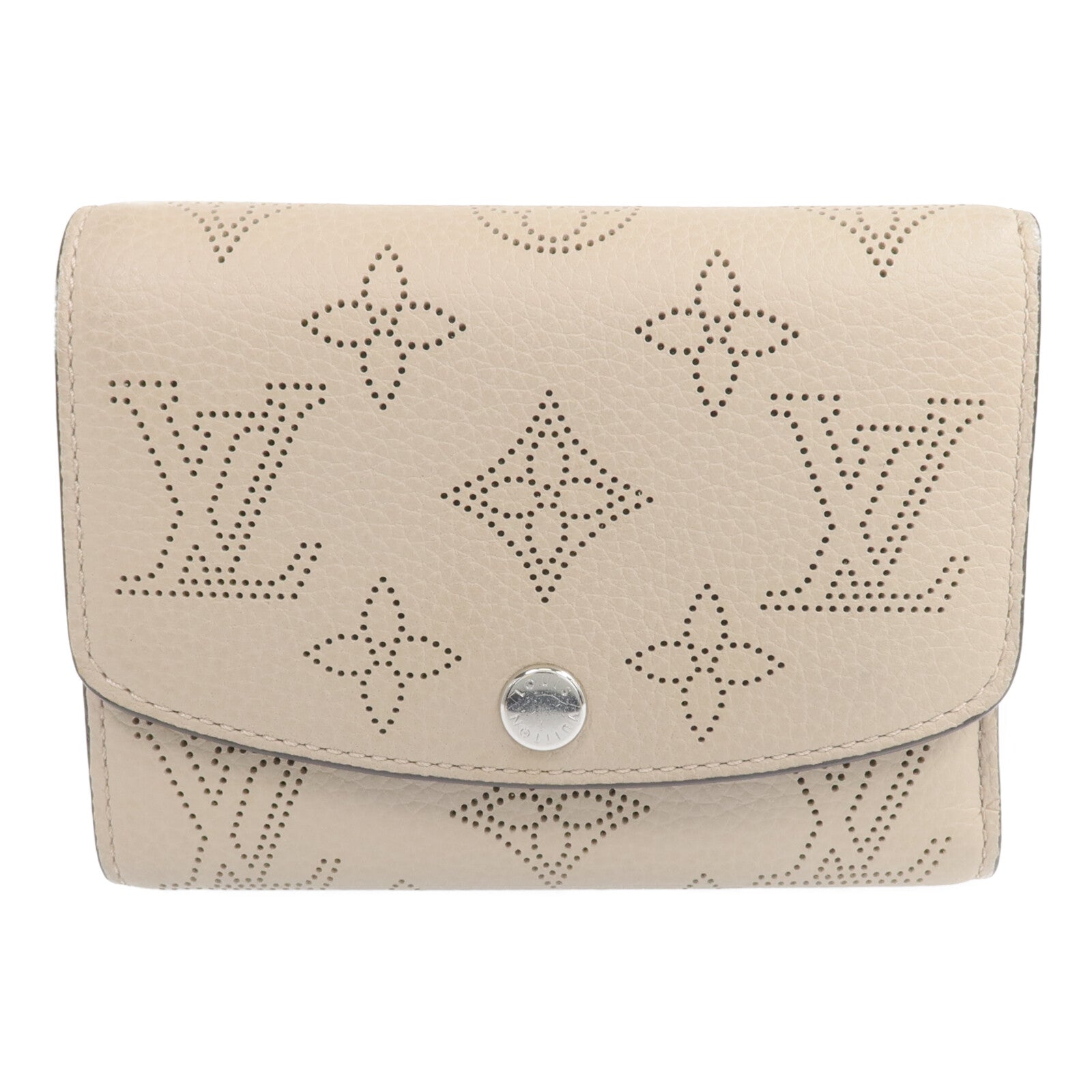 LOUIS VUITTON Monogram Mahina Victorine銀扣錢包