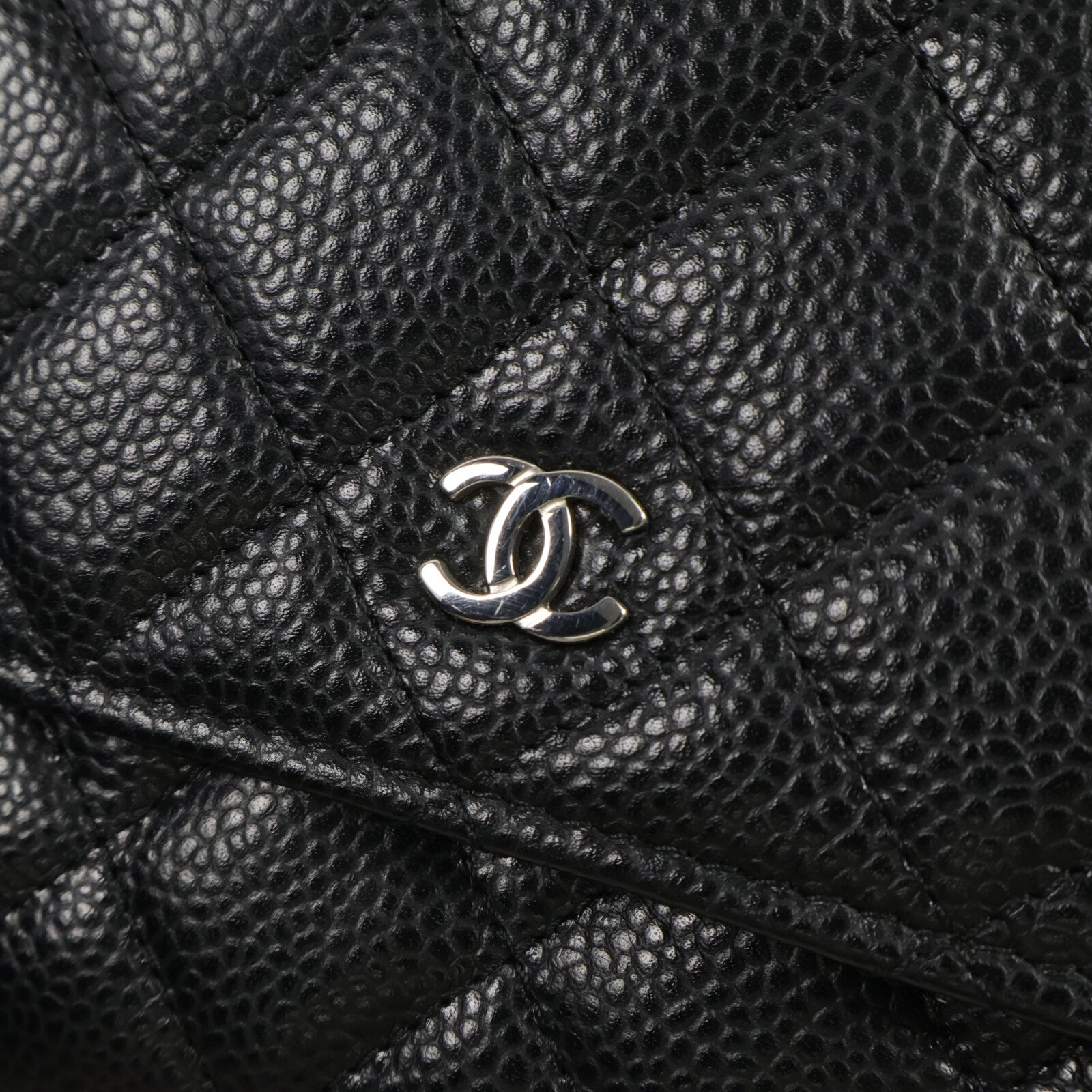 CHANEL 牛皮皮革WOC Wallet On Chain鏈帶肩背袋