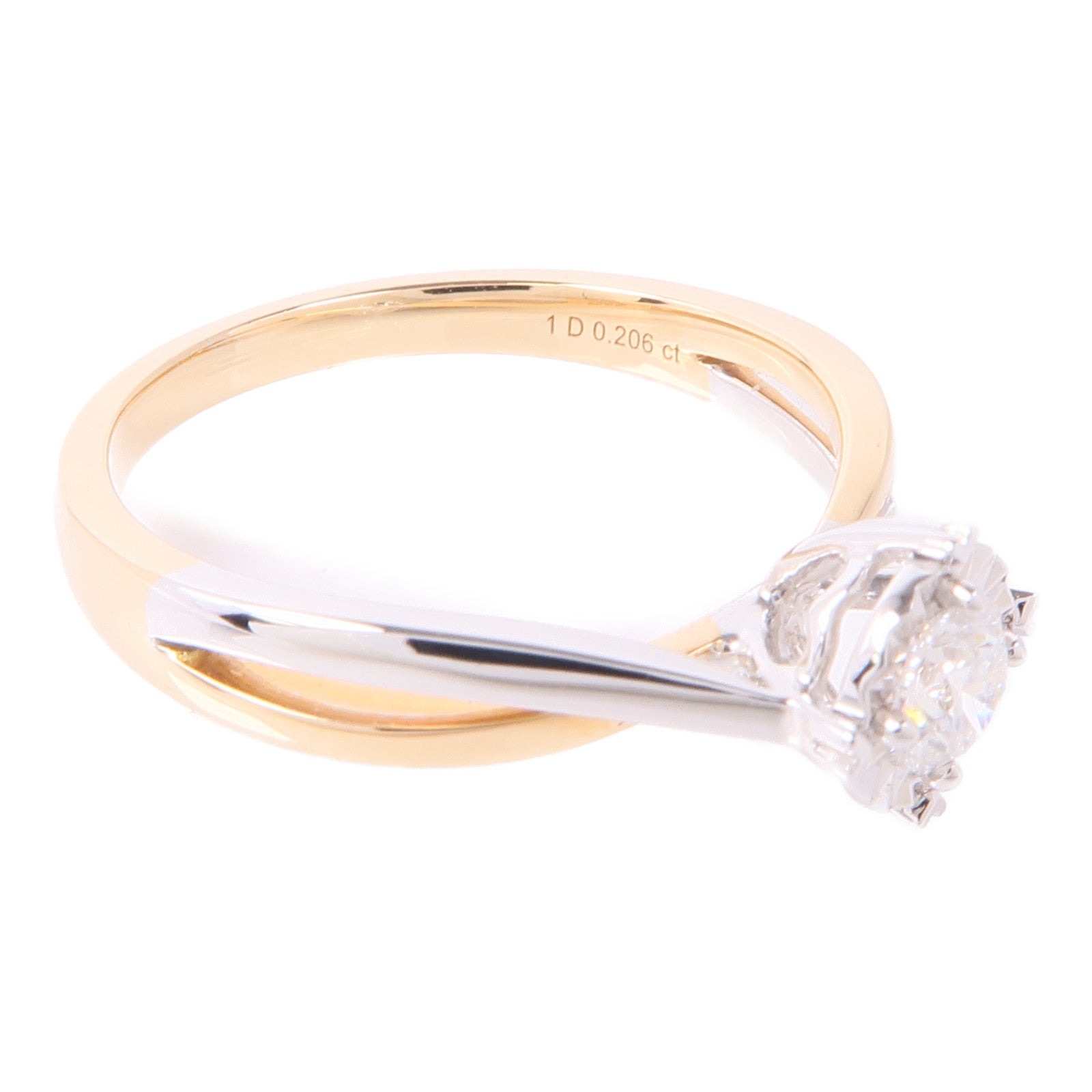 JEWELRY 18K白金/玫瑰金Diamond Ring鑽石戒指US#5.5