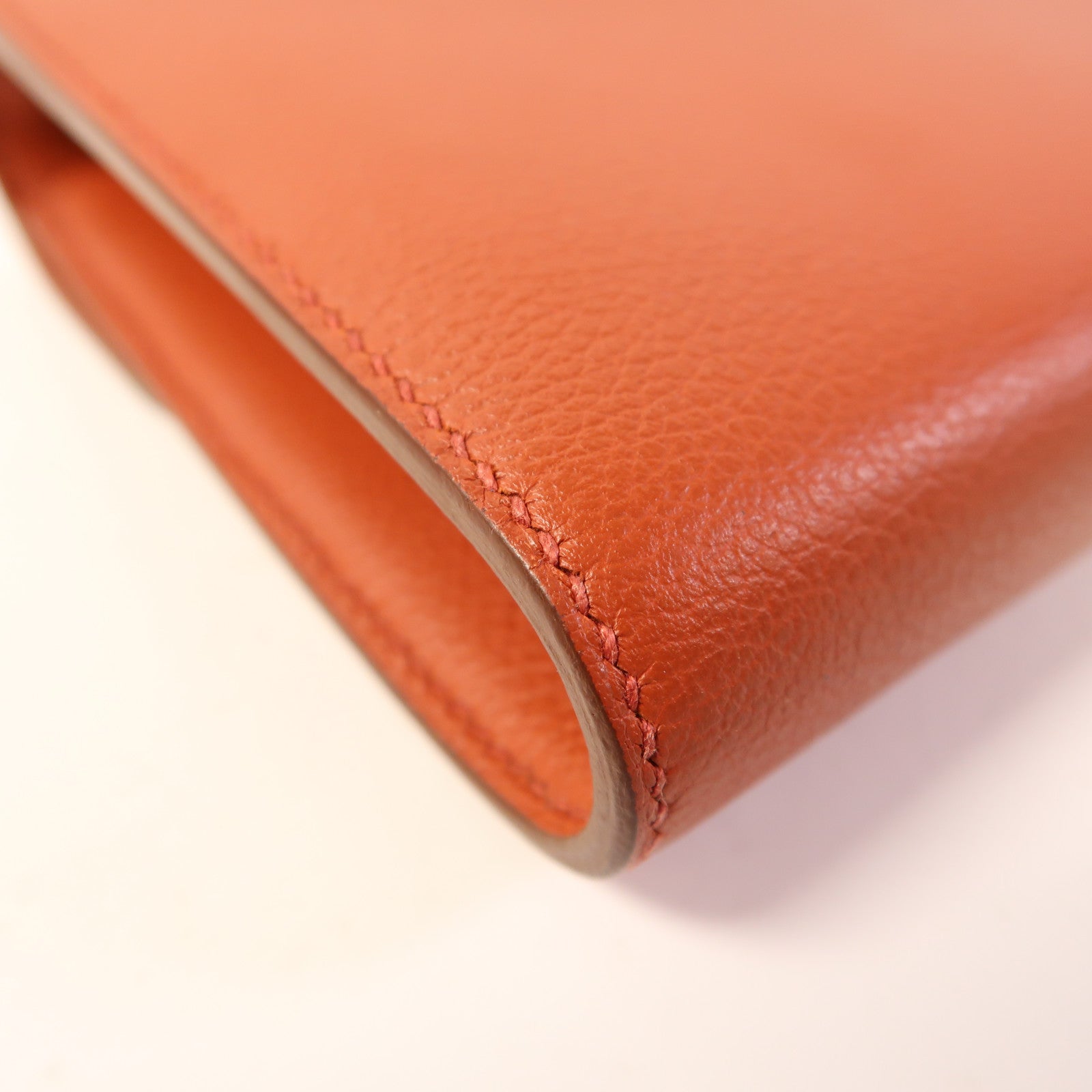 HERMES Evercolor皮革Constance To Go金扣肩背袋