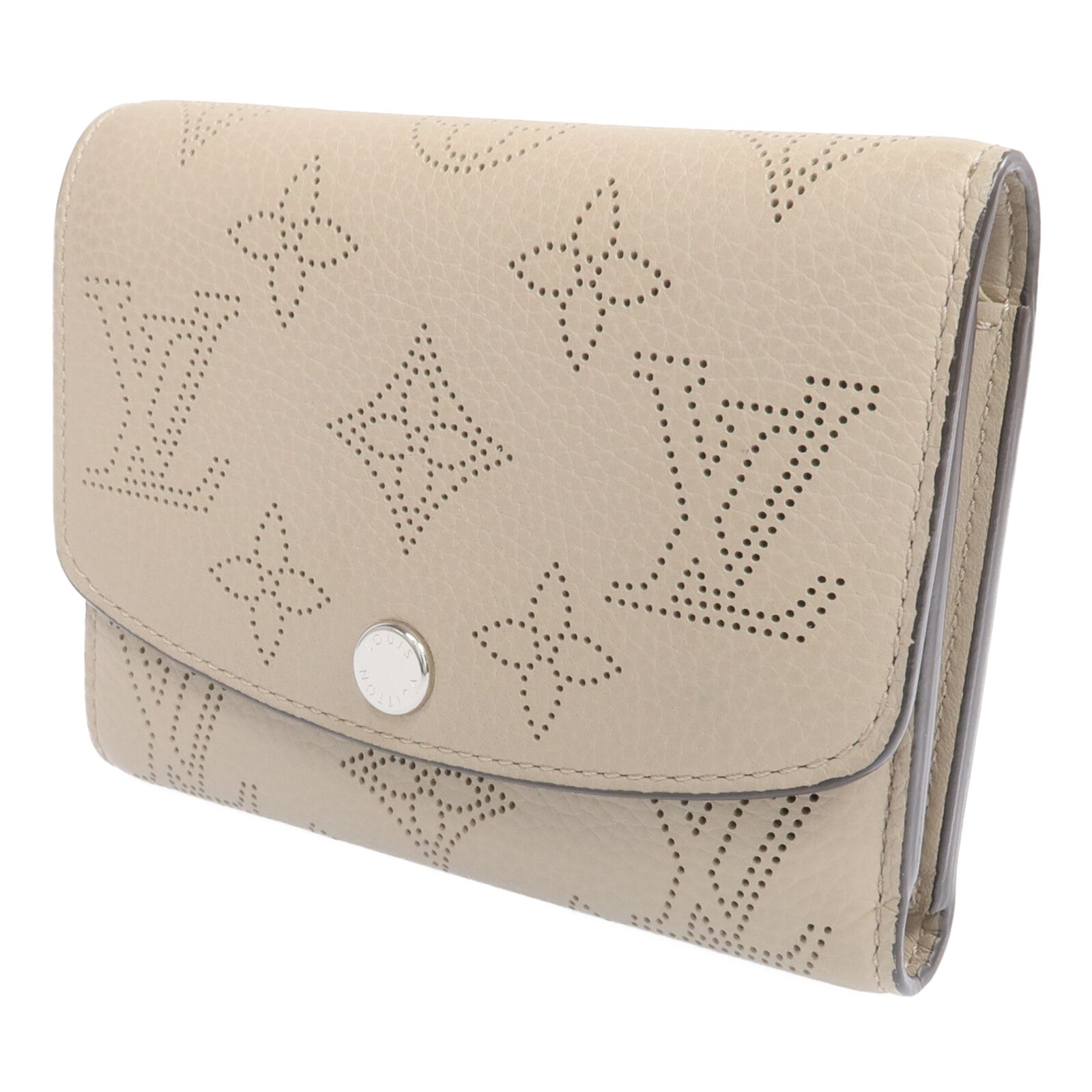 LOUIS VUITTON Monogram Mahina Victorine銀扣錢包