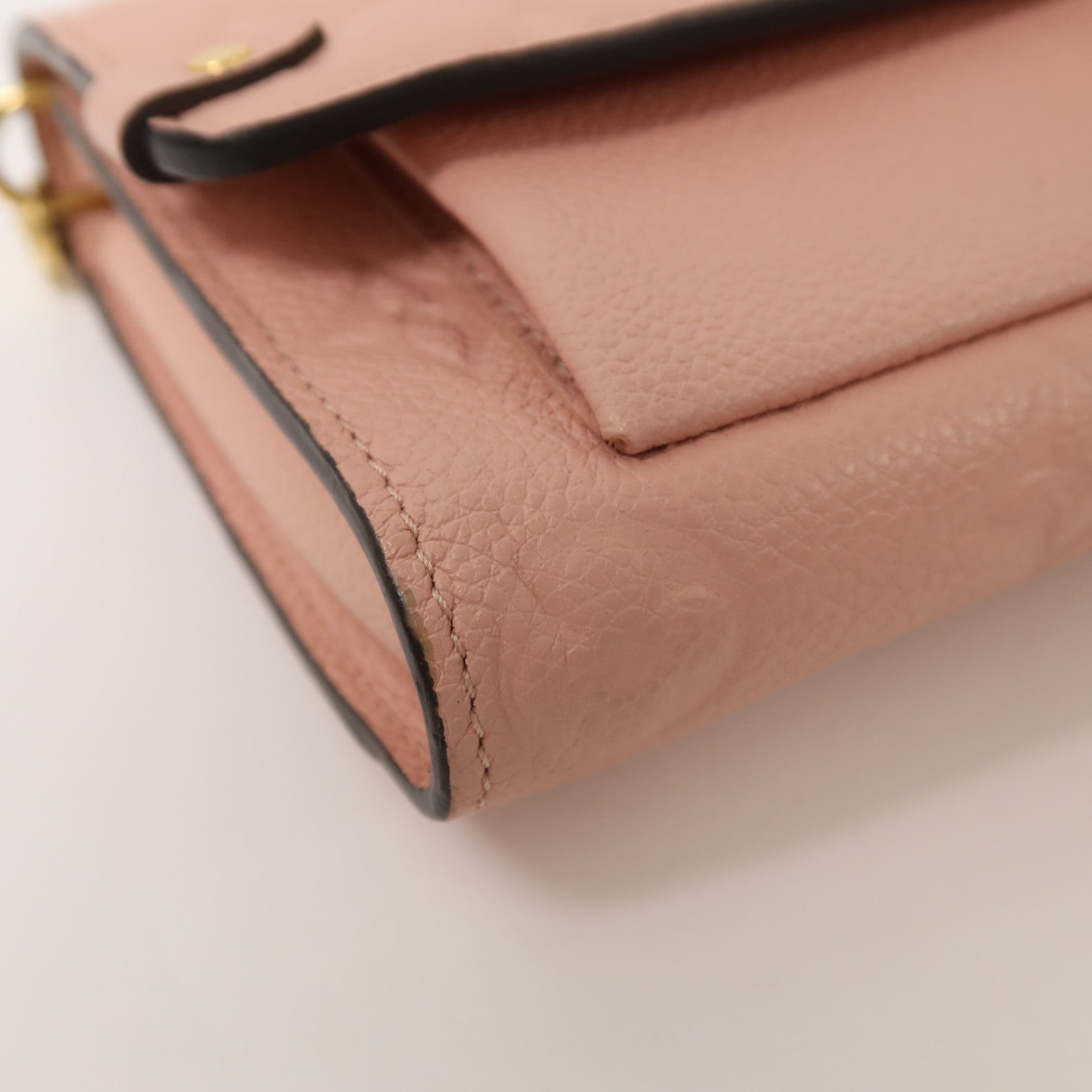 LOUIS VUITTON Monogram Empreinte Vavin Chain Wallet金扣鏈帶肩背袋