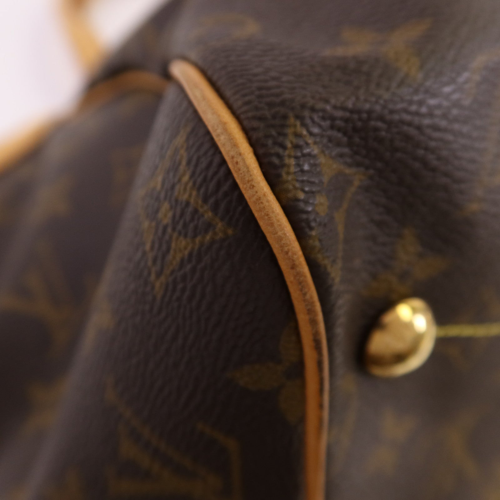 LOUIS VUITTON Monogram Tivoli GM金扣手挽袋