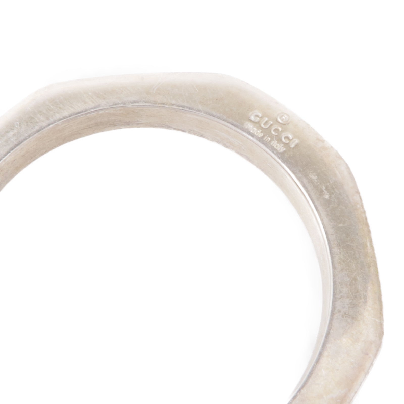 GUCCI 925純銀Hexagon Ring Set戒指US#9.75