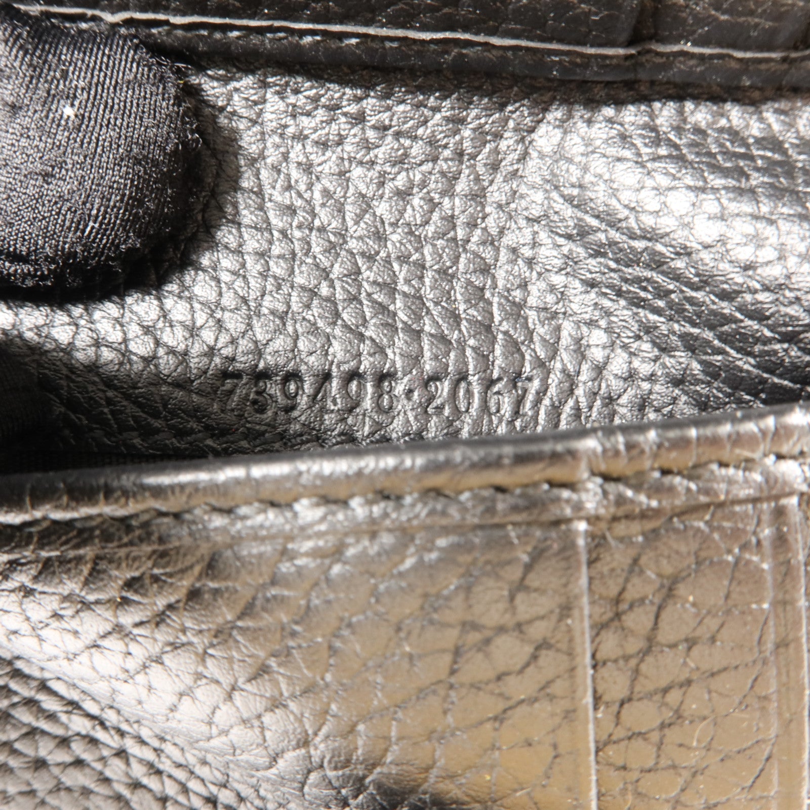 GUCCI 牛皮皮革Medium Double G Wallet with Bamboo金扣錢包