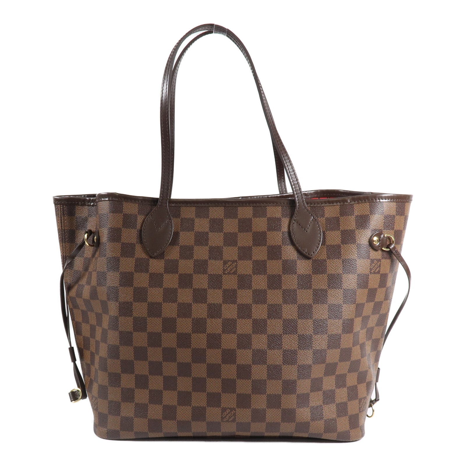 LOUIS VUITTON Damier Neverfull MM手挽袋/肩背袋
