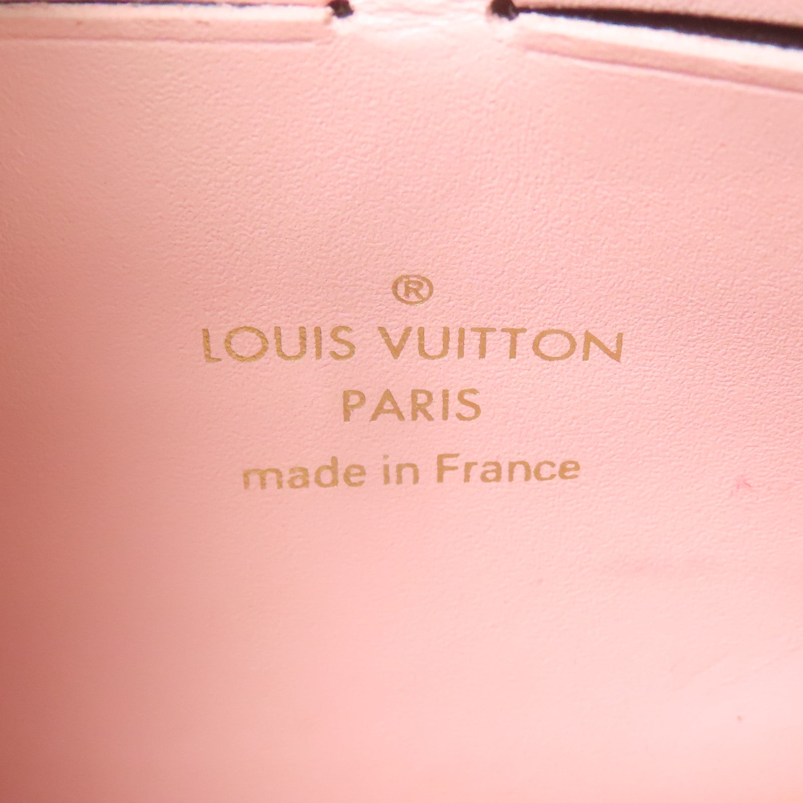 LOUIS VUITTON LV Flore Chain Wallet Shoulder Bag M67405 Monogram Brown Pink