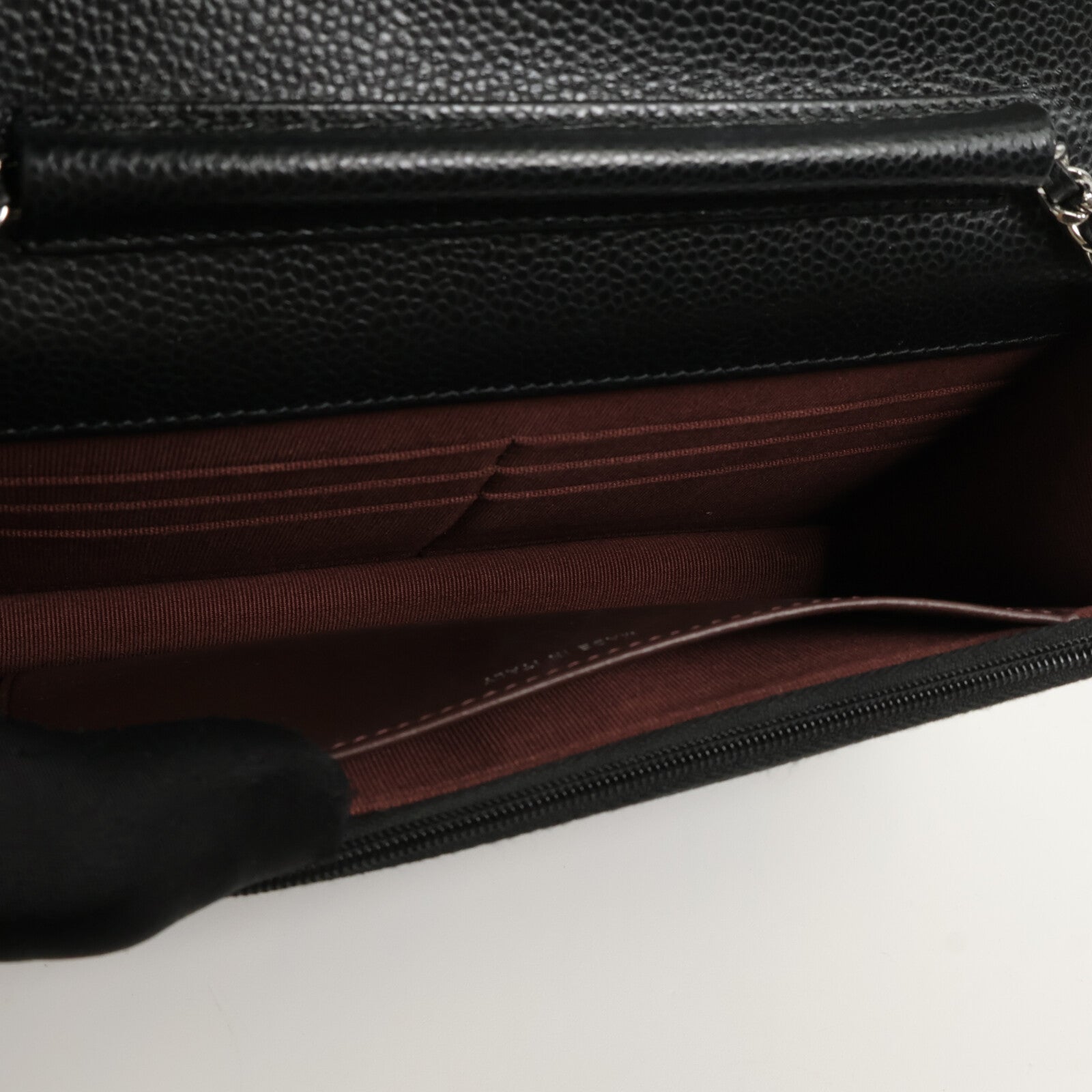 CHANEL 牛皮皮革WOC Wallet On Chain鏈帶肩背袋