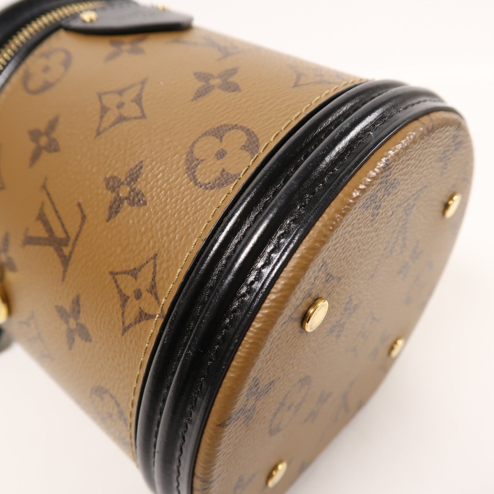 LOUIS VUITTON 【激減優惠】Monogram Reverse Cannes金扣手挽肩背兩用袋