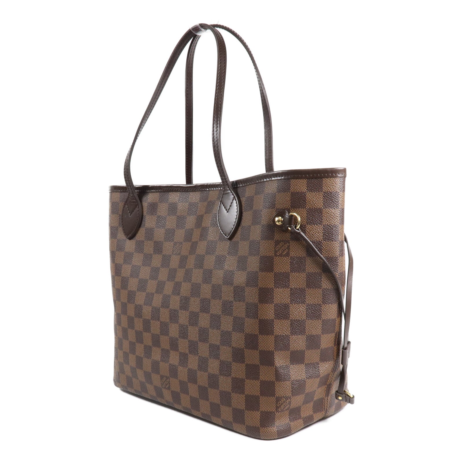 LOUIS VUITTON Damier Neverfull MM手挽袋/肩背袋