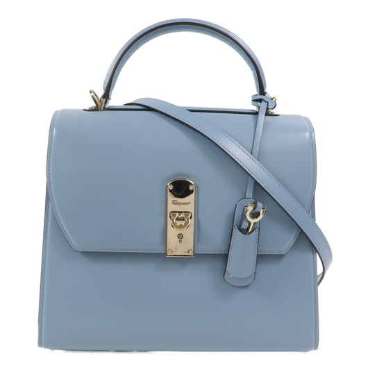 Salvatore Ferragamo 牛皮皮革Boxyz Top Handle Bag手挽肩背兩用袋