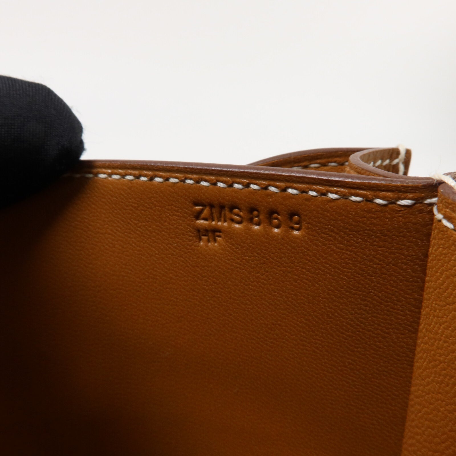 HERMES Epsom皮革Constance Mini肩背袋Gold