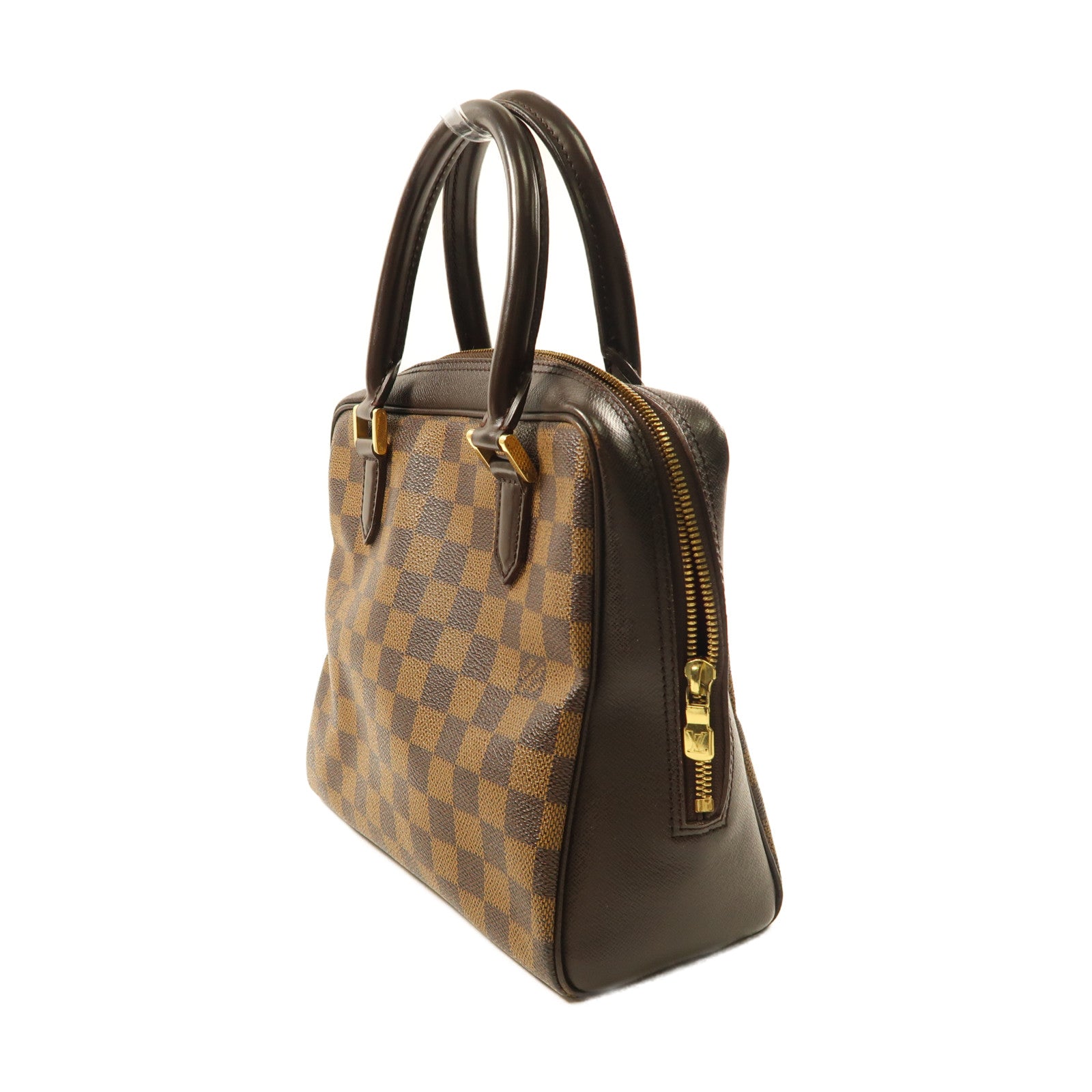 LOUIS VUITTON 【激減優惠】Damier Brera金扣手挽袋啡色