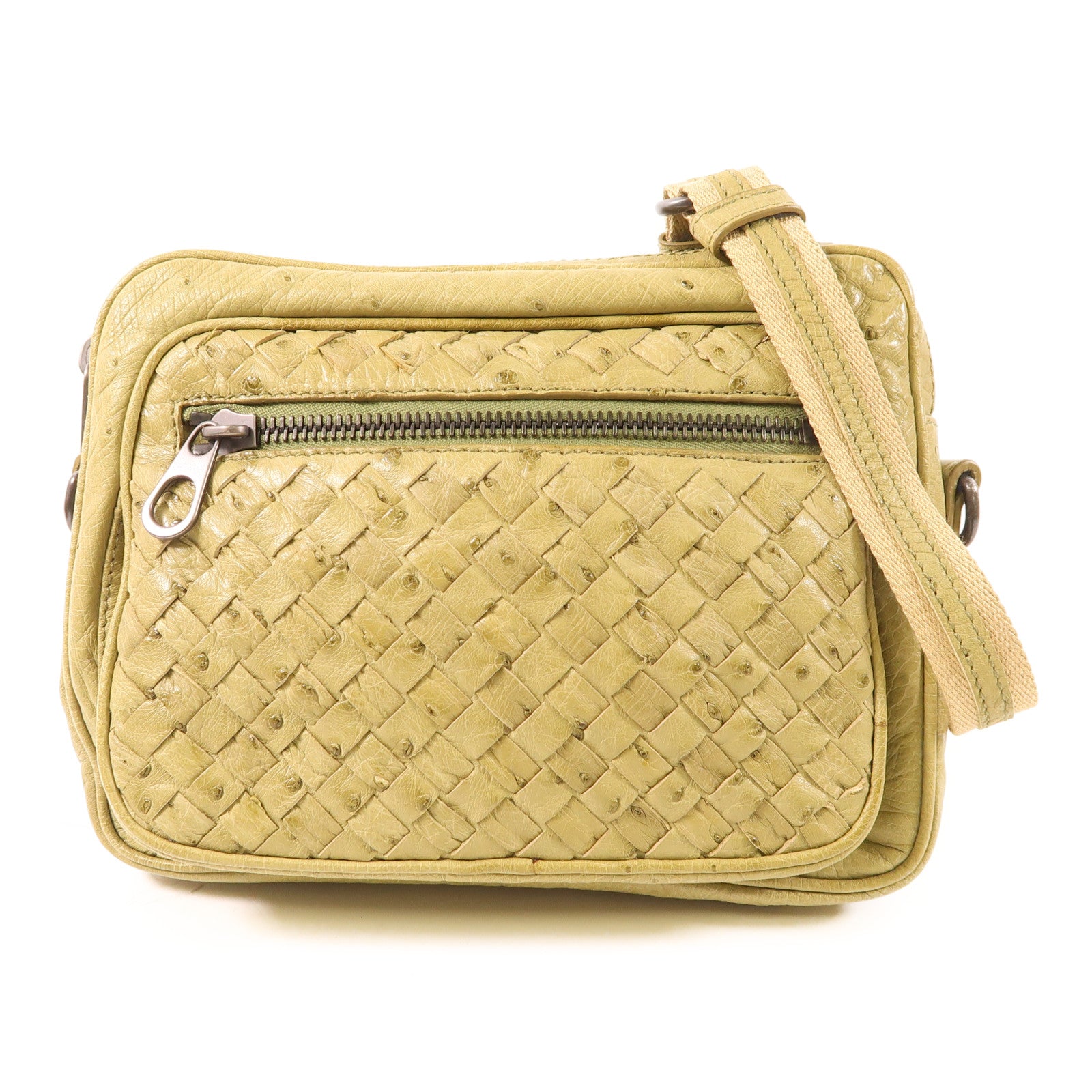 BOTTEGA VENETA 鴕鳥皮革Shoulder Bag肩背袋