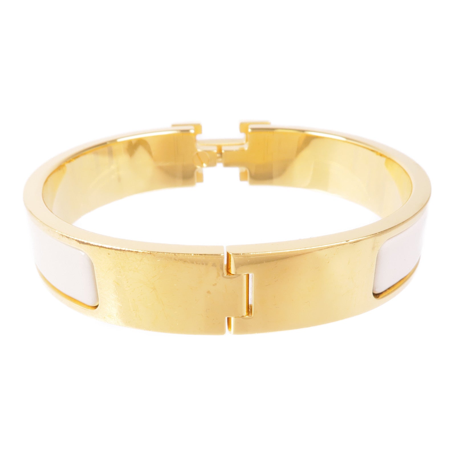 HERMES 琺瑯/金屬Clic H手鐲