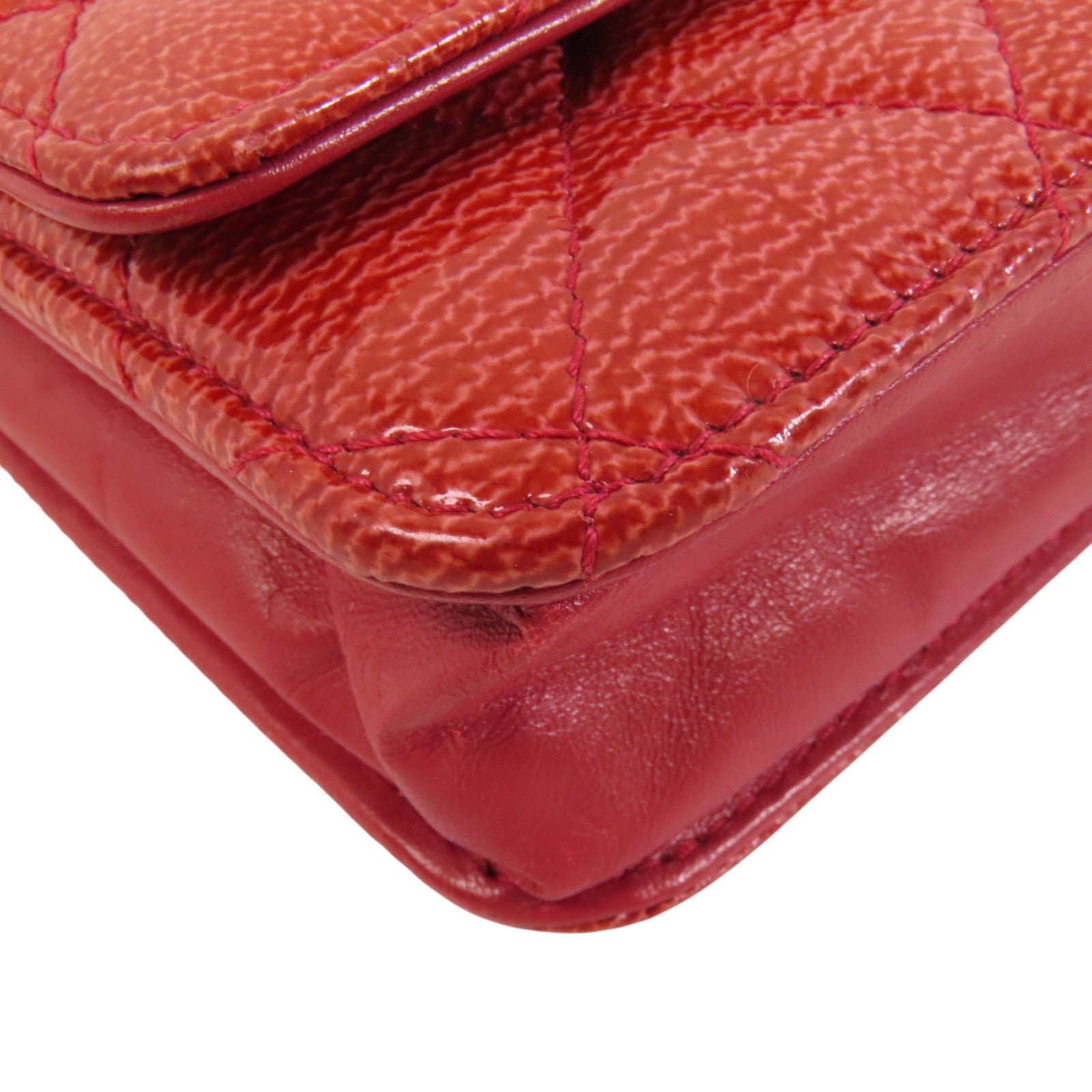 CHANEL 牛皮皮革WOC Wallet On Chain鏈帶肩背袋