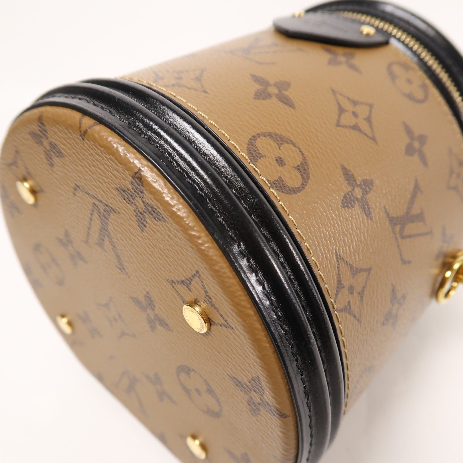 LOUIS VUITTON 【激減優惠】Monogram Reverse Cannes金扣手挽肩背兩用袋