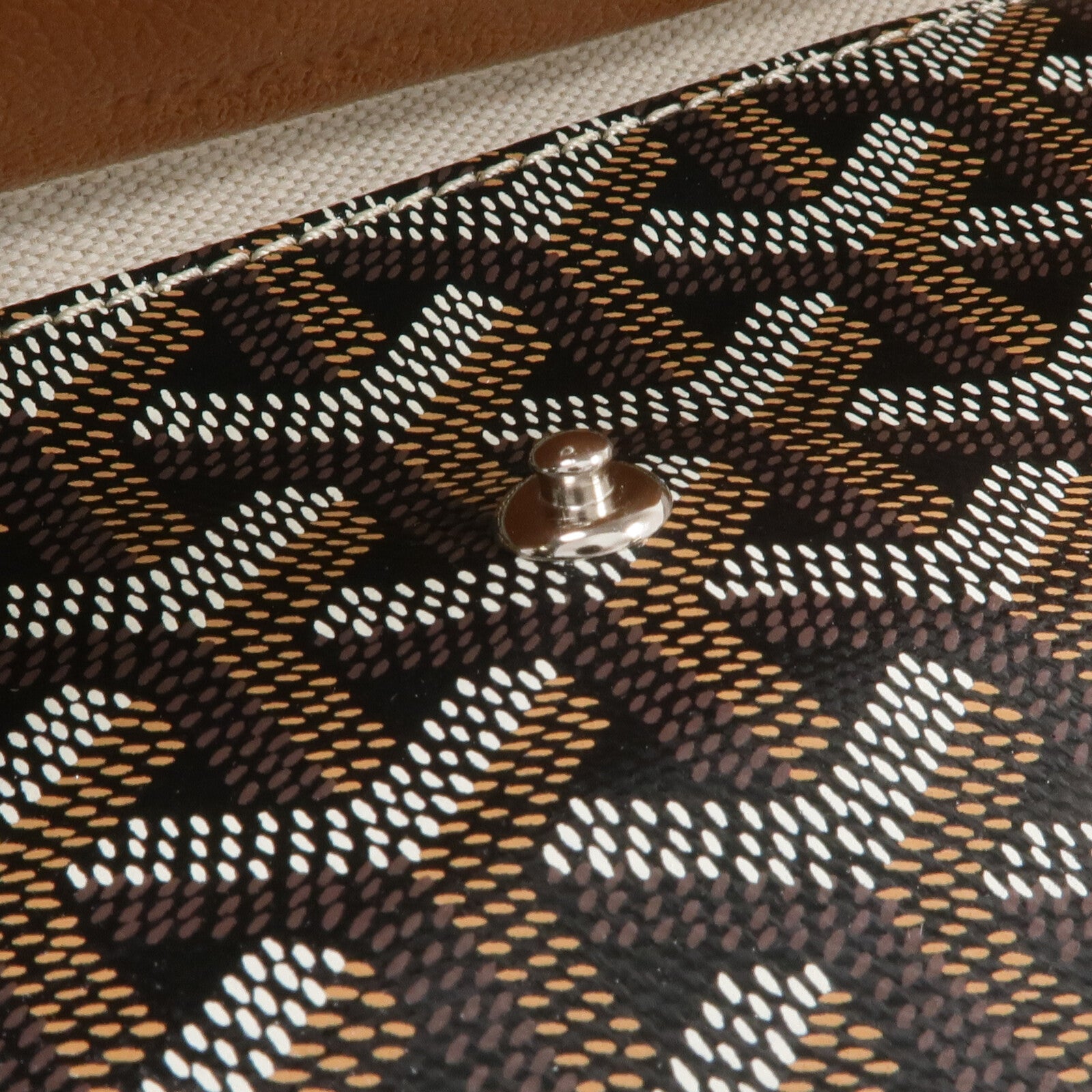 GOYARD 塗層帆布Saint Louis PM銀扣手挽袋