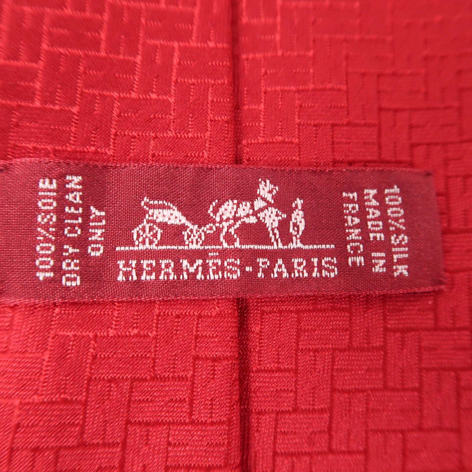 HERMES 絲質Tie領帶