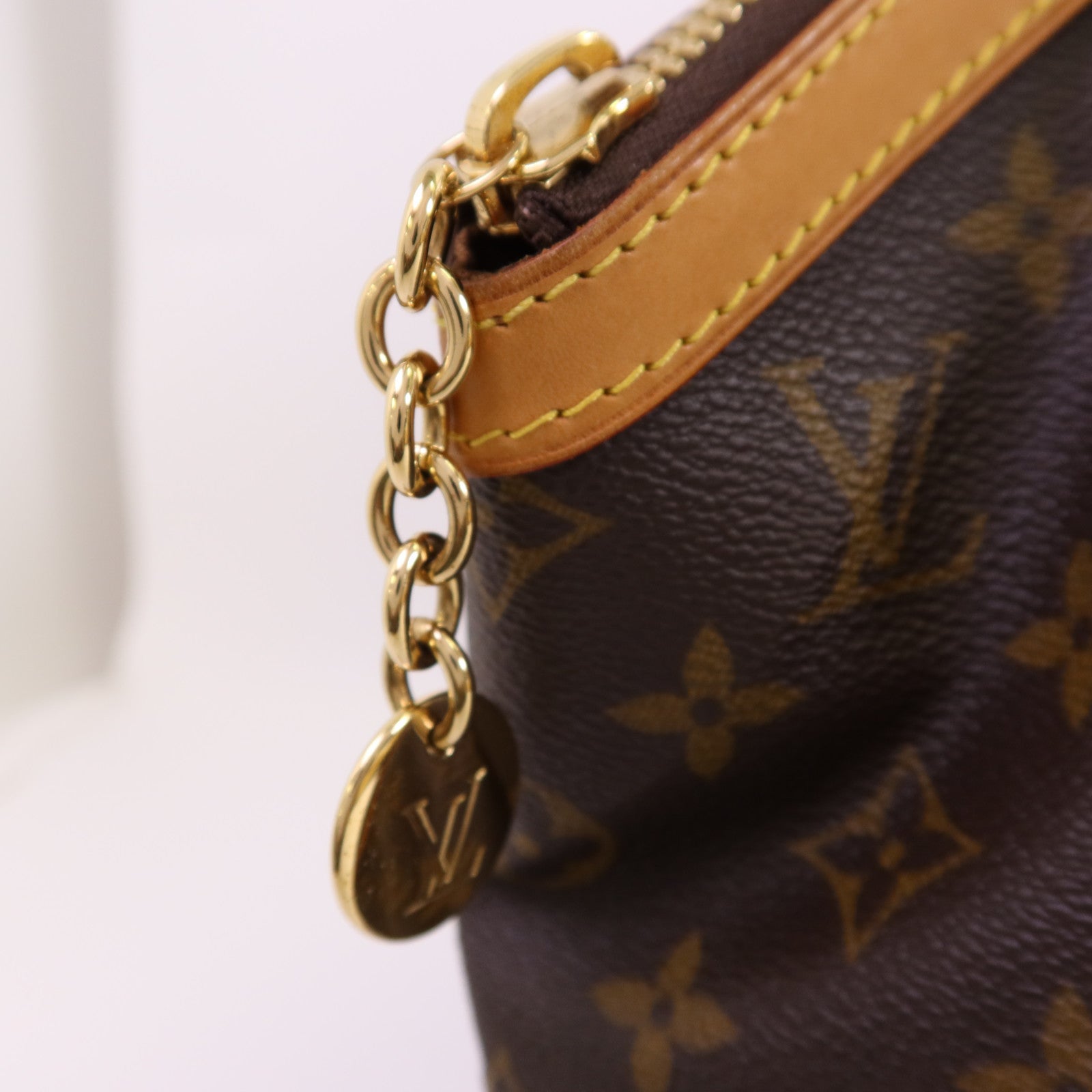 LOUIS VUITTON Monogram Tivoli GM金扣手挽袋