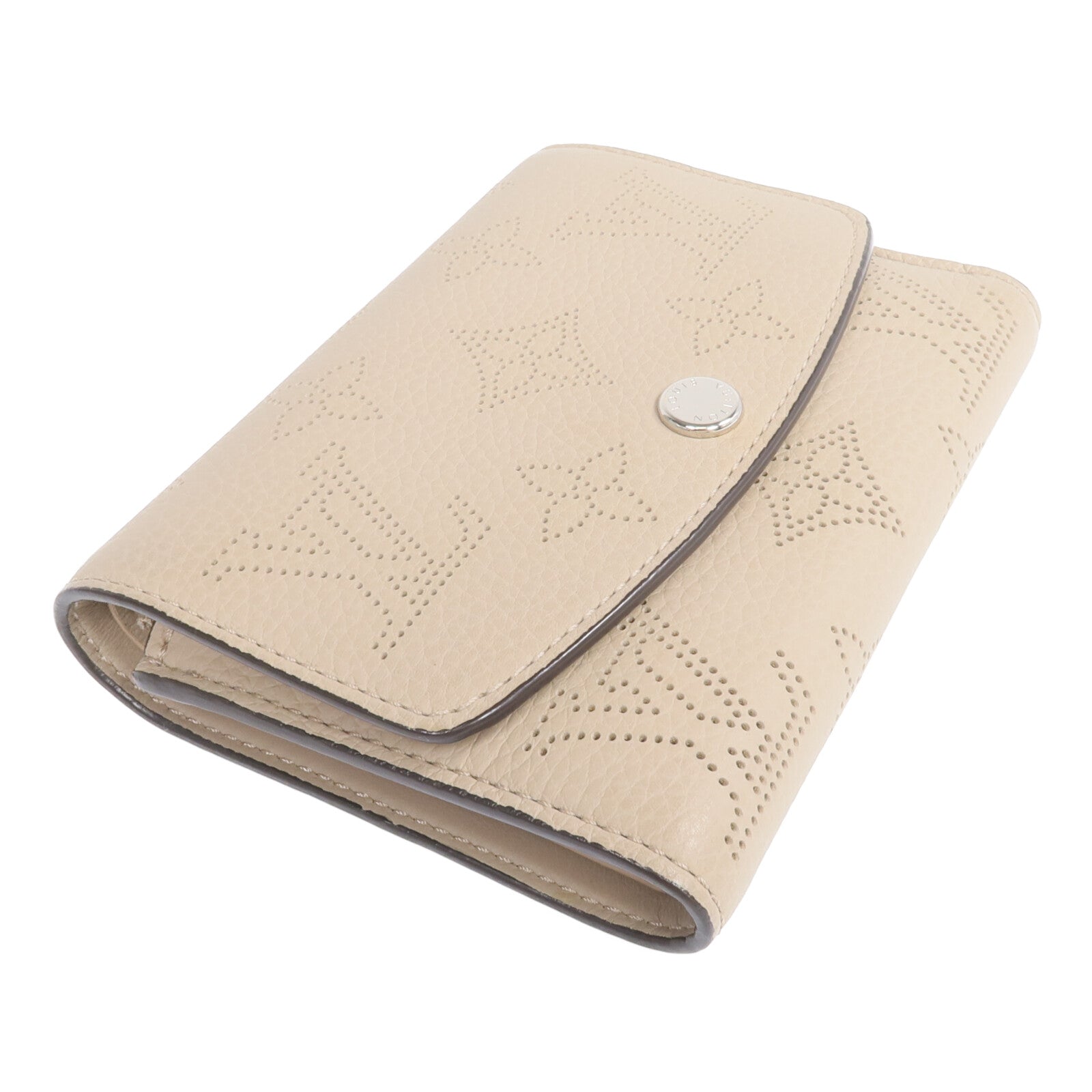 LOUIS VUITTON Monogram Mahina Victorine銀扣錢包
