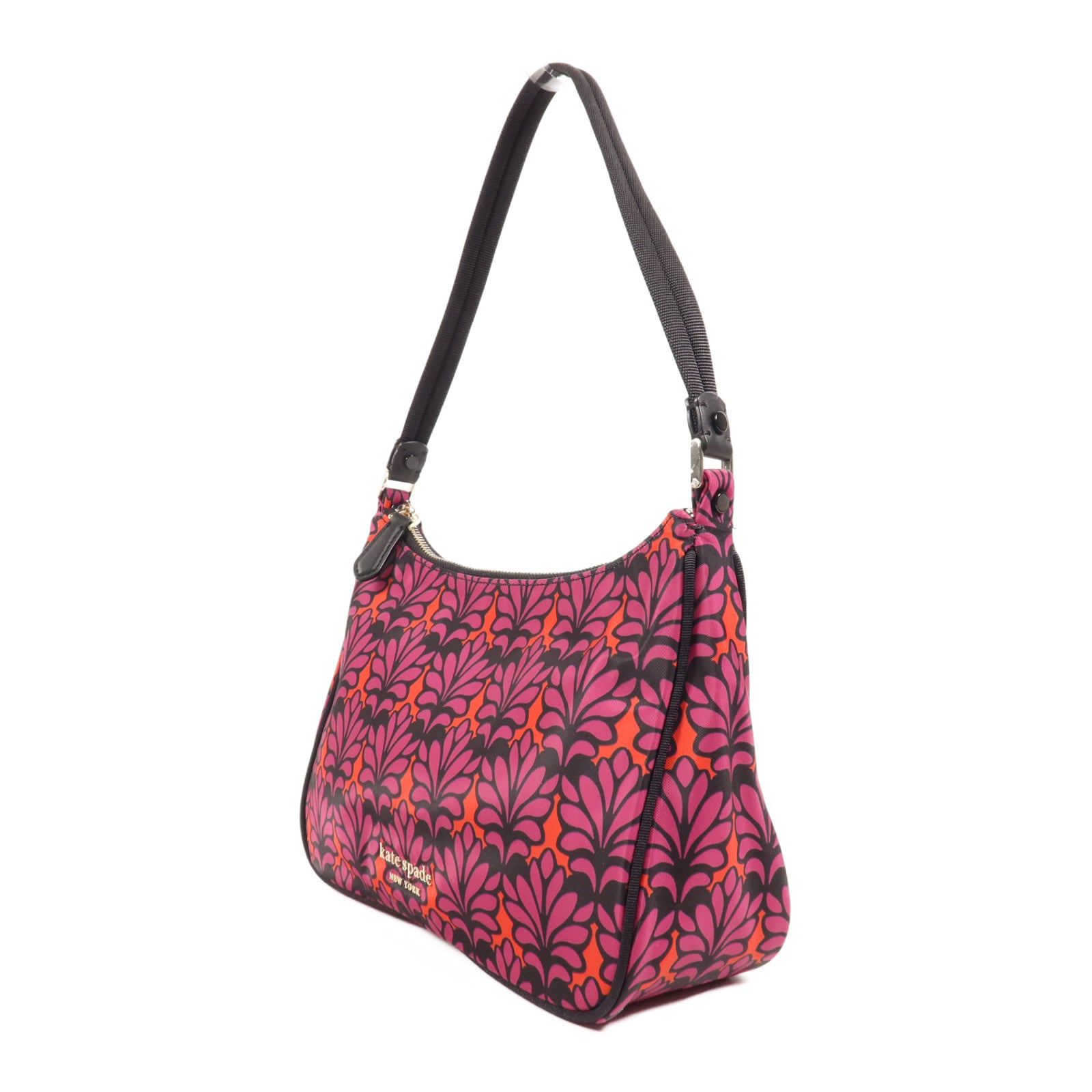 Kate Spade 尼龍Shoulder Bag銀扣肩背袋