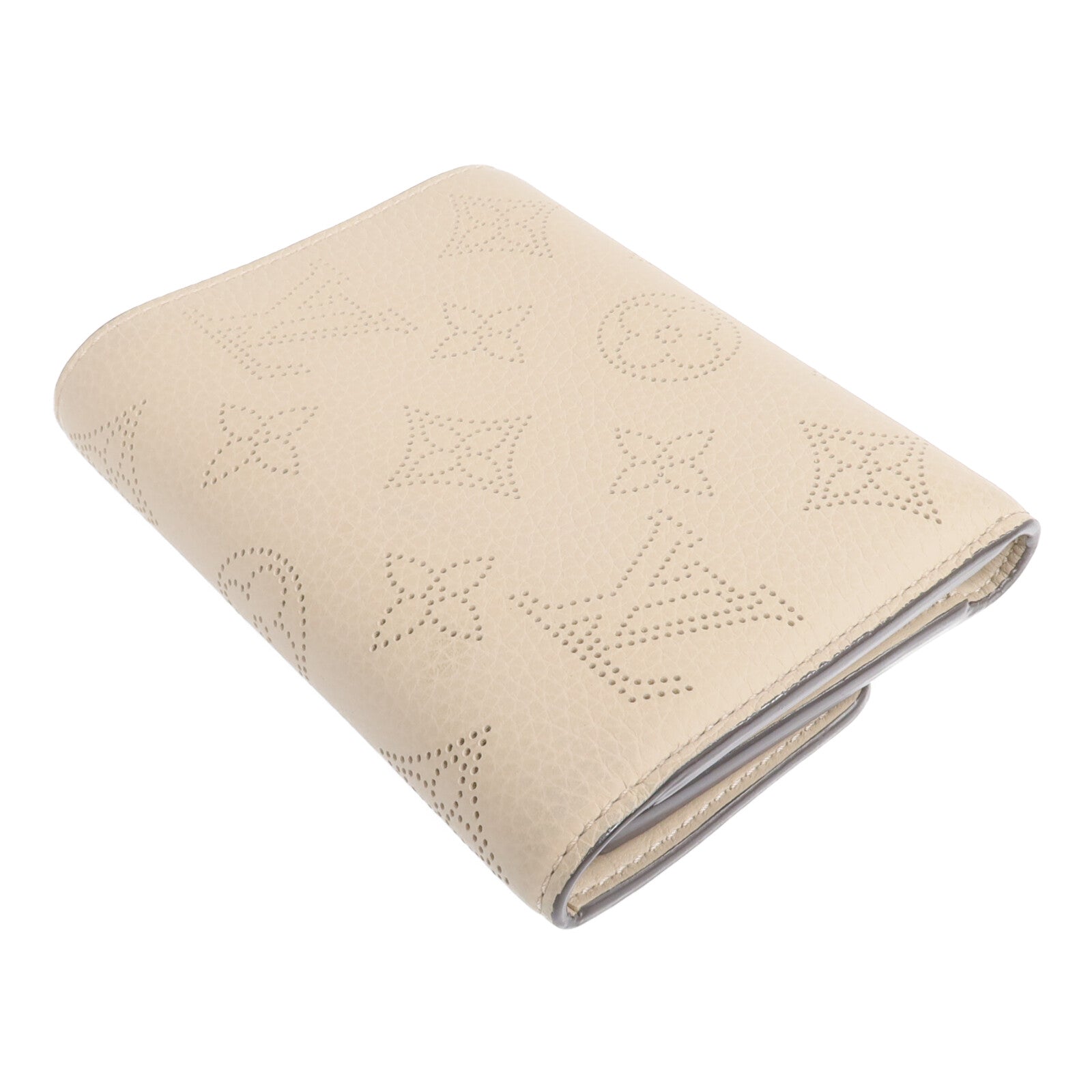LOUIS VUITTON Monogram Mahina Victorine銀扣錢包