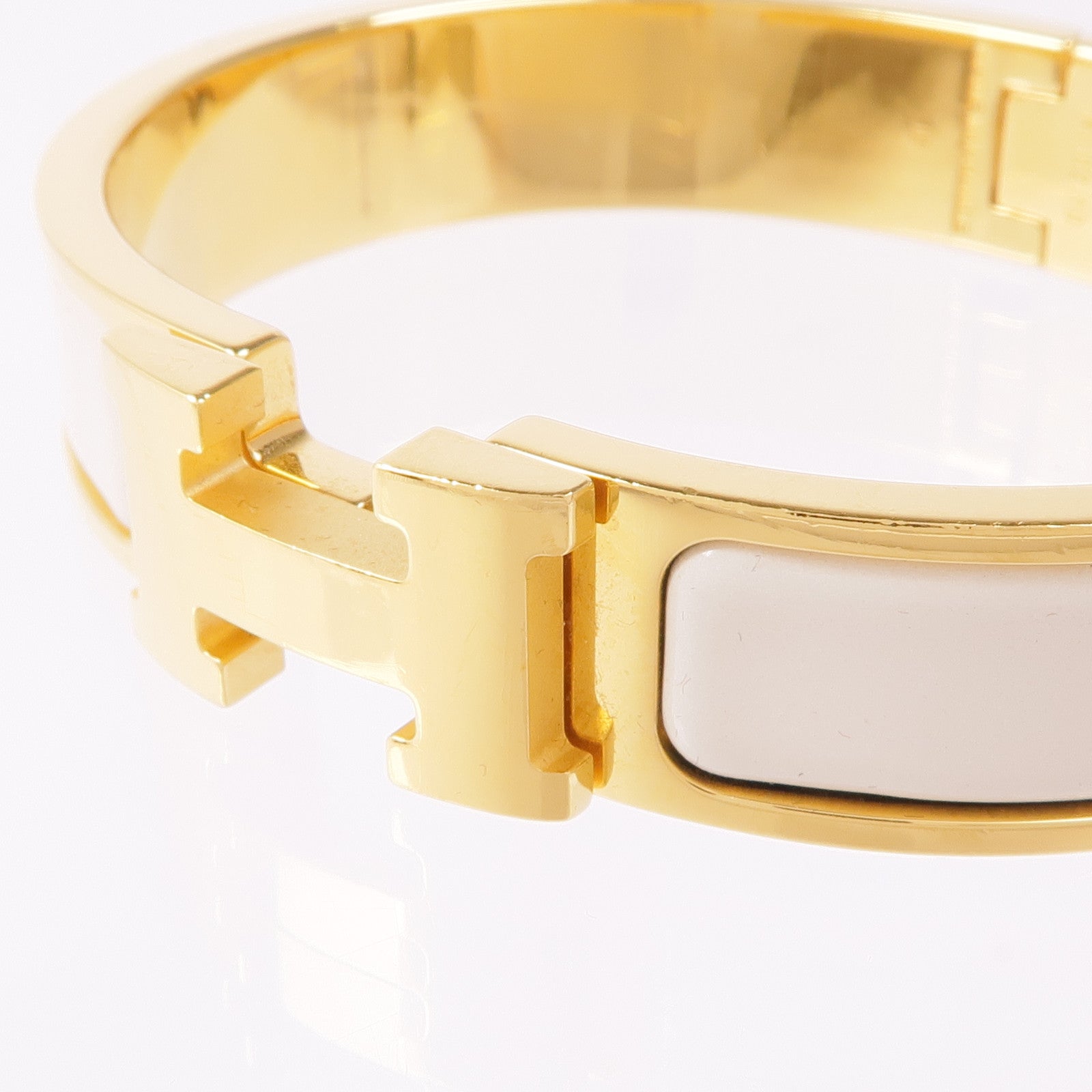 HERMES 琺瑯/金屬Clic H手鐲