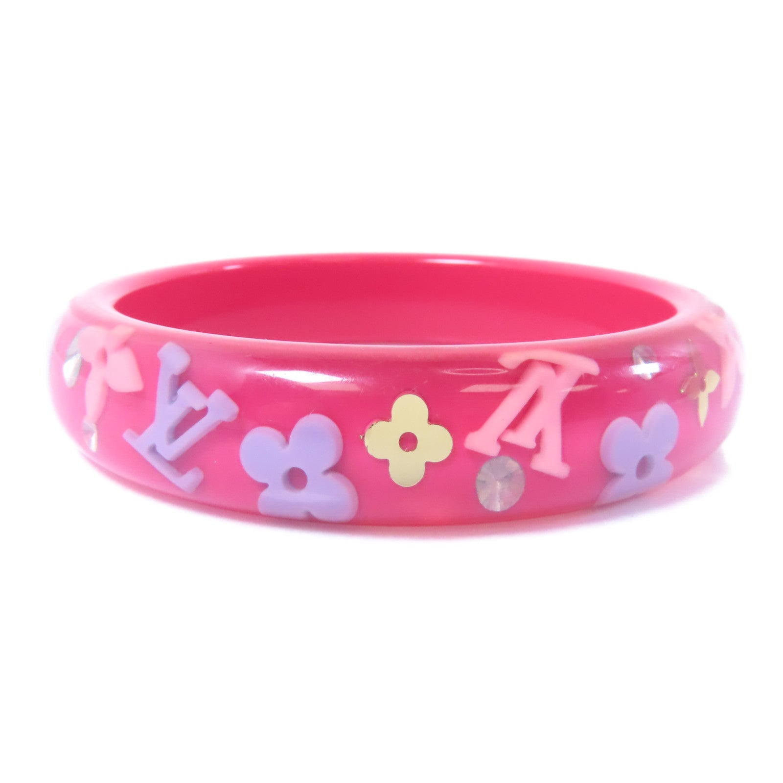 LOUIS VUITTON PVC Bracelet/Bangle手鐲粉紅色