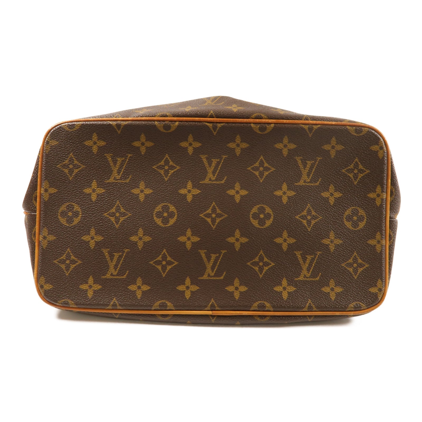 LOUIS VUITTON Monogram Palermo PM金扣手挽肩背兩用袋棕色