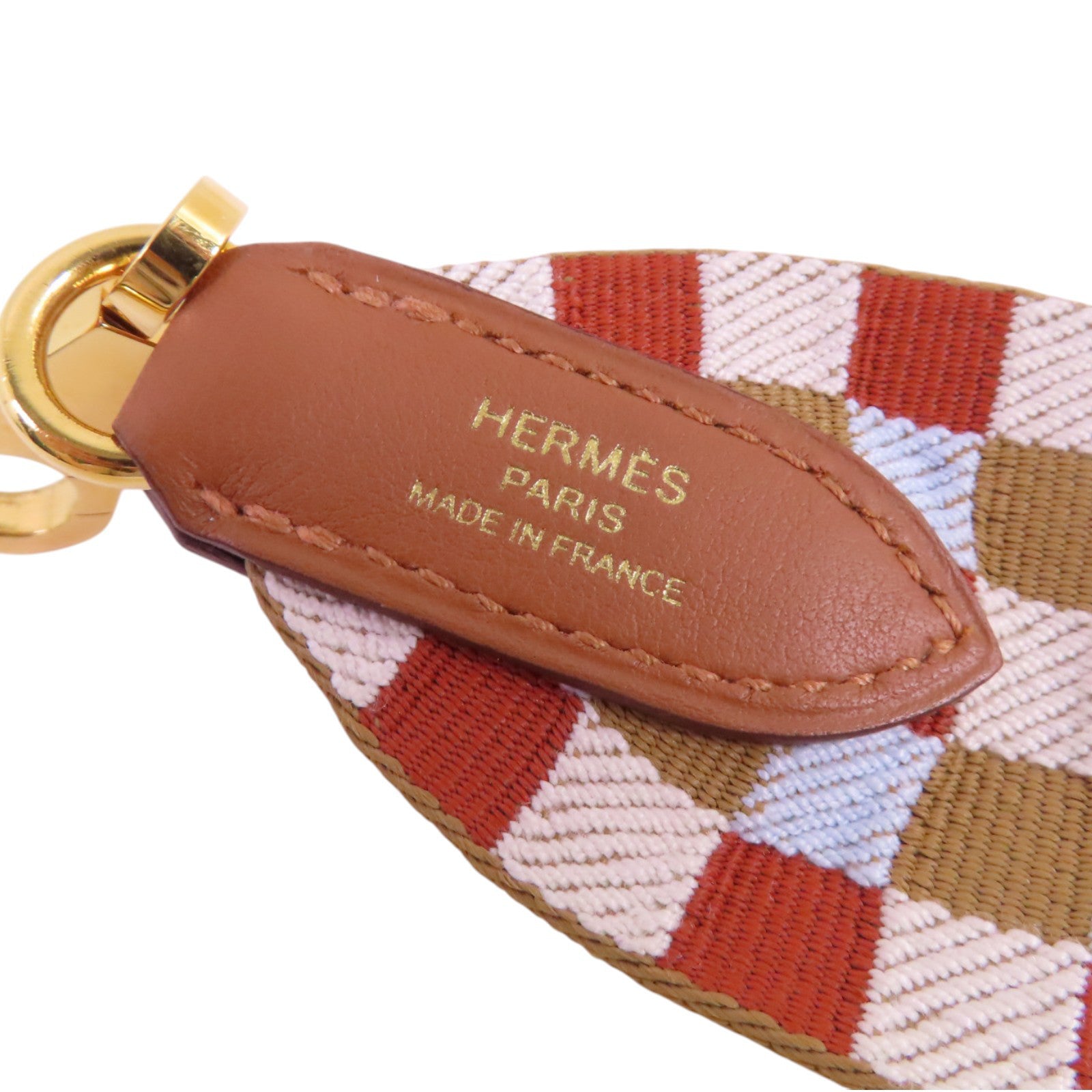 HERMES 帆布Hermes Shoulder Strap金扣肩帶