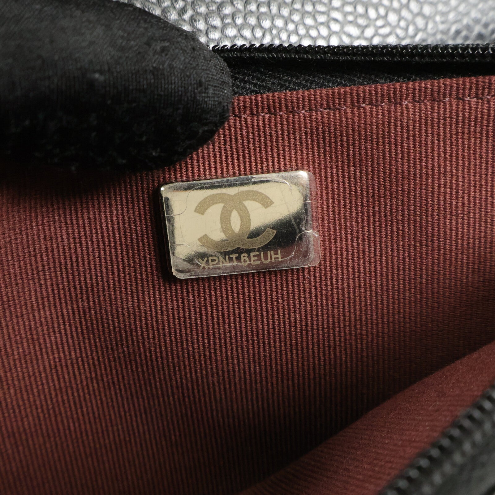 CHANEL 牛皮皮革WOC Wallet On Chain鏈帶肩背袋