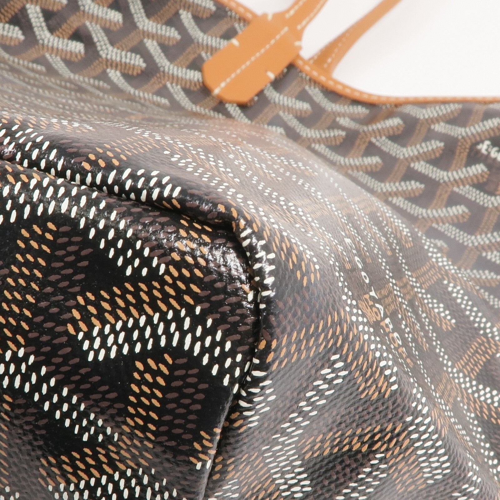 GOYARD 塗層帆布Saint Louis PM銀扣手挽袋