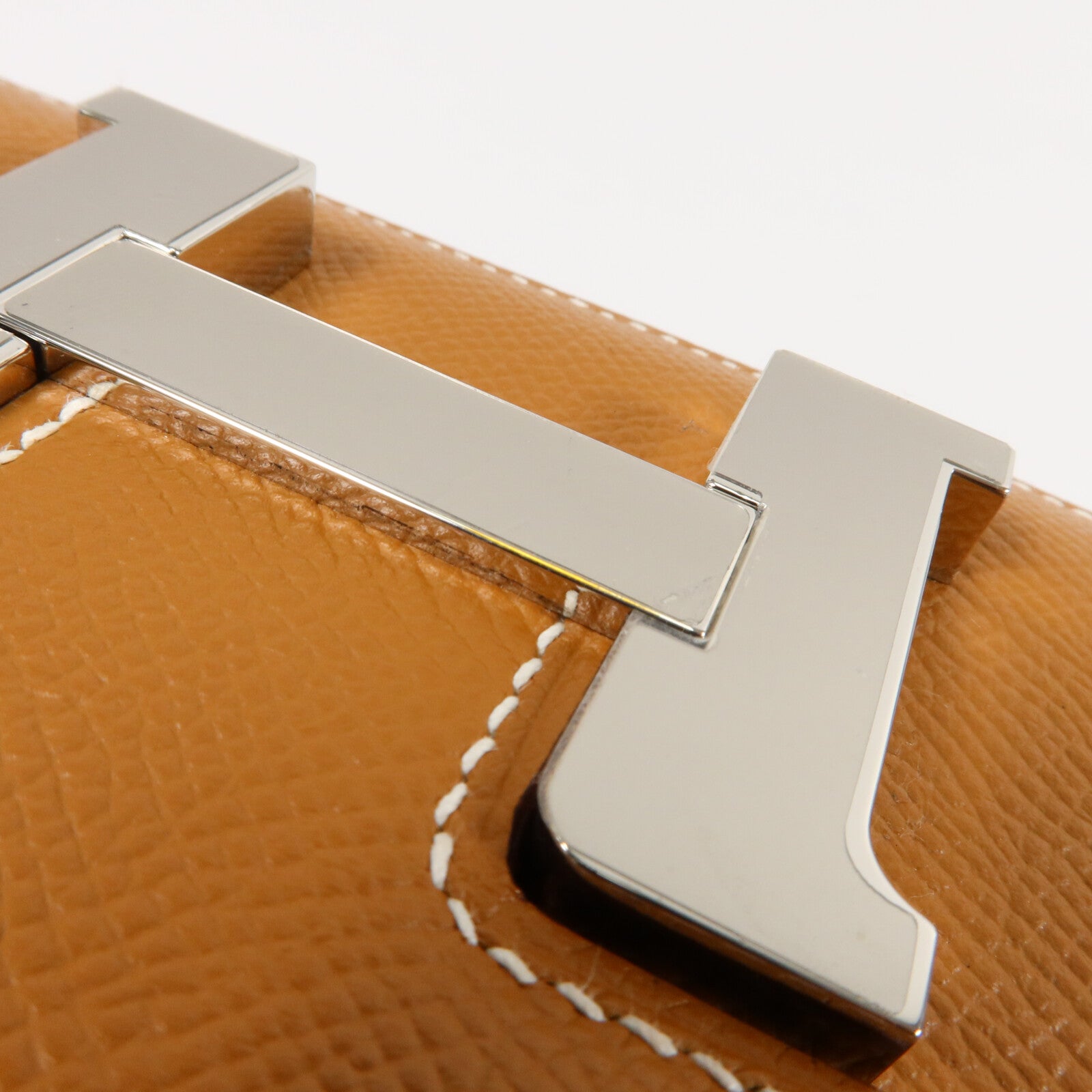 HERMES Epsom皮革Constance Mini肩背袋Gold