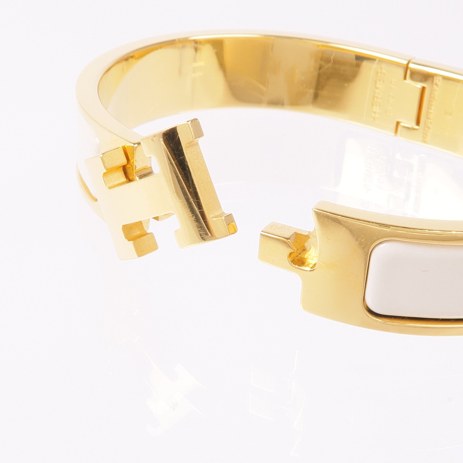 HERMES 琺瑯/金屬Clic H手鐲