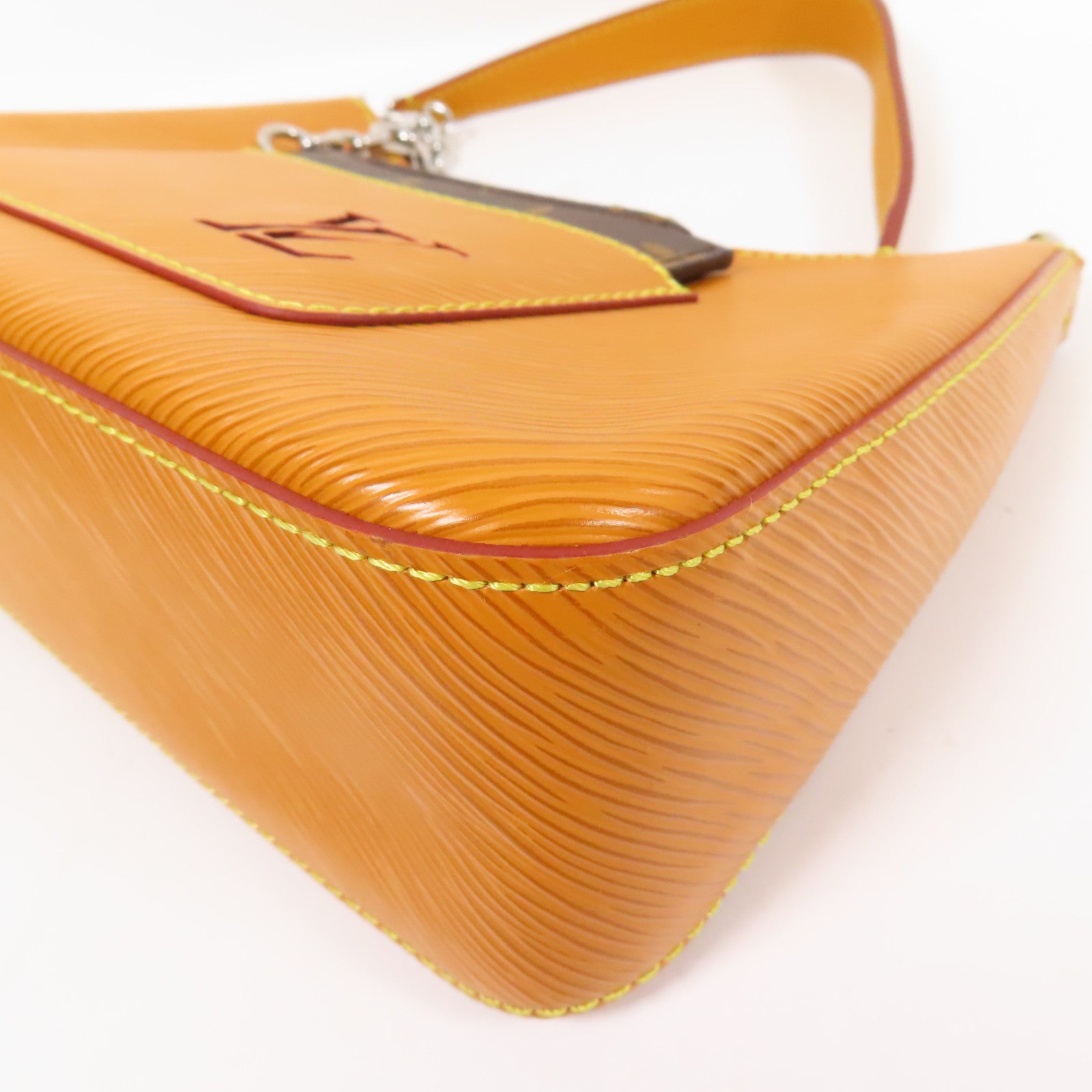 LOUIS VUITTON Epi Marelle銀扣手挽肩背兩用袋