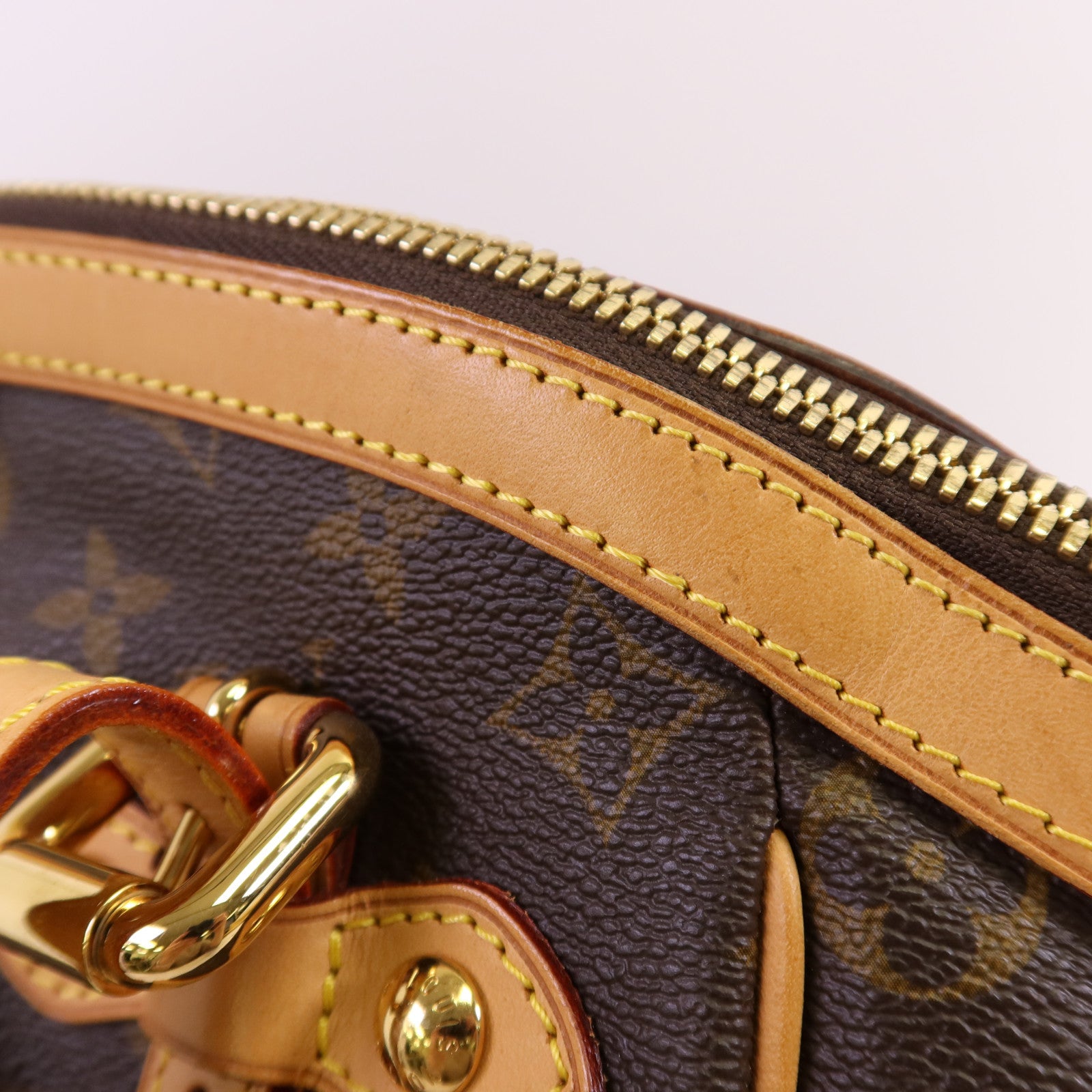 LOUIS VUITTON Monogram Tivoli GM金扣手挽袋